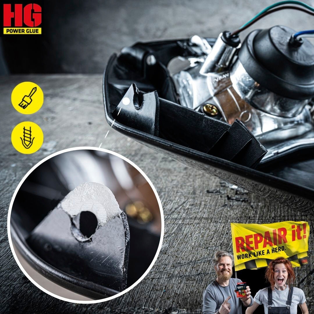 HG Reparatur-Set »PowerGlue« 7 Stk. tlg. XXL-Profikoffer, die Schweissnaht aus der Flasche