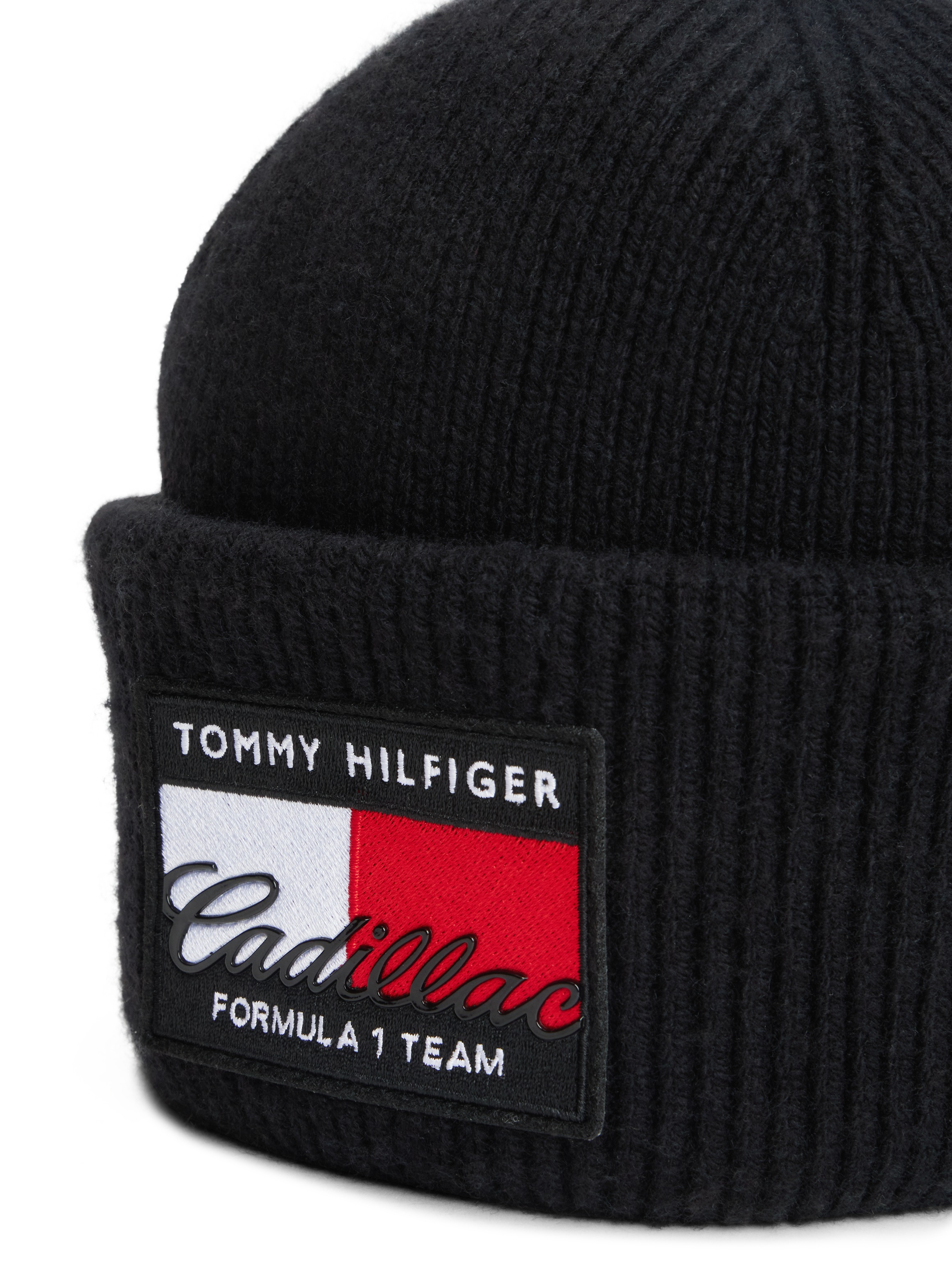 Tommy Hilfiger Bonnet »TH x Cadillac Formula 1® Team-Flag-Logo« mélange de laine, unisexe