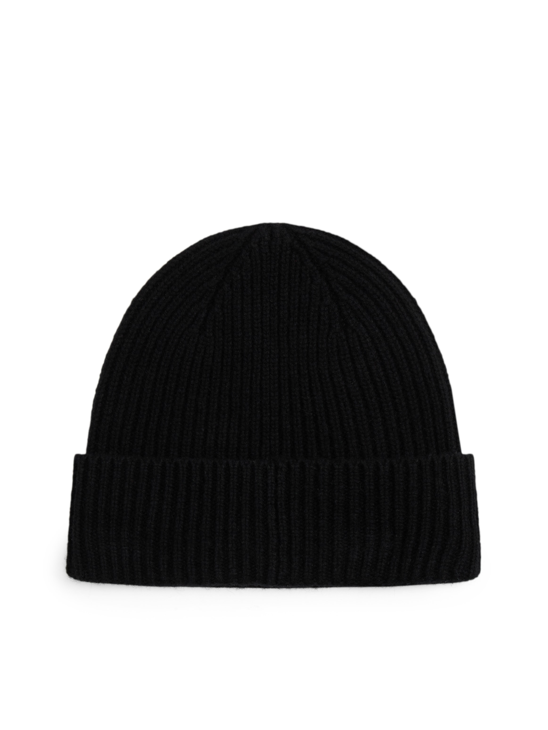 Tommy Hilfiger Beanie »TH FLAG CASHMERE Premium Line«, mit Umschlag, aus Strick 100% Kaschmir Premium Quality