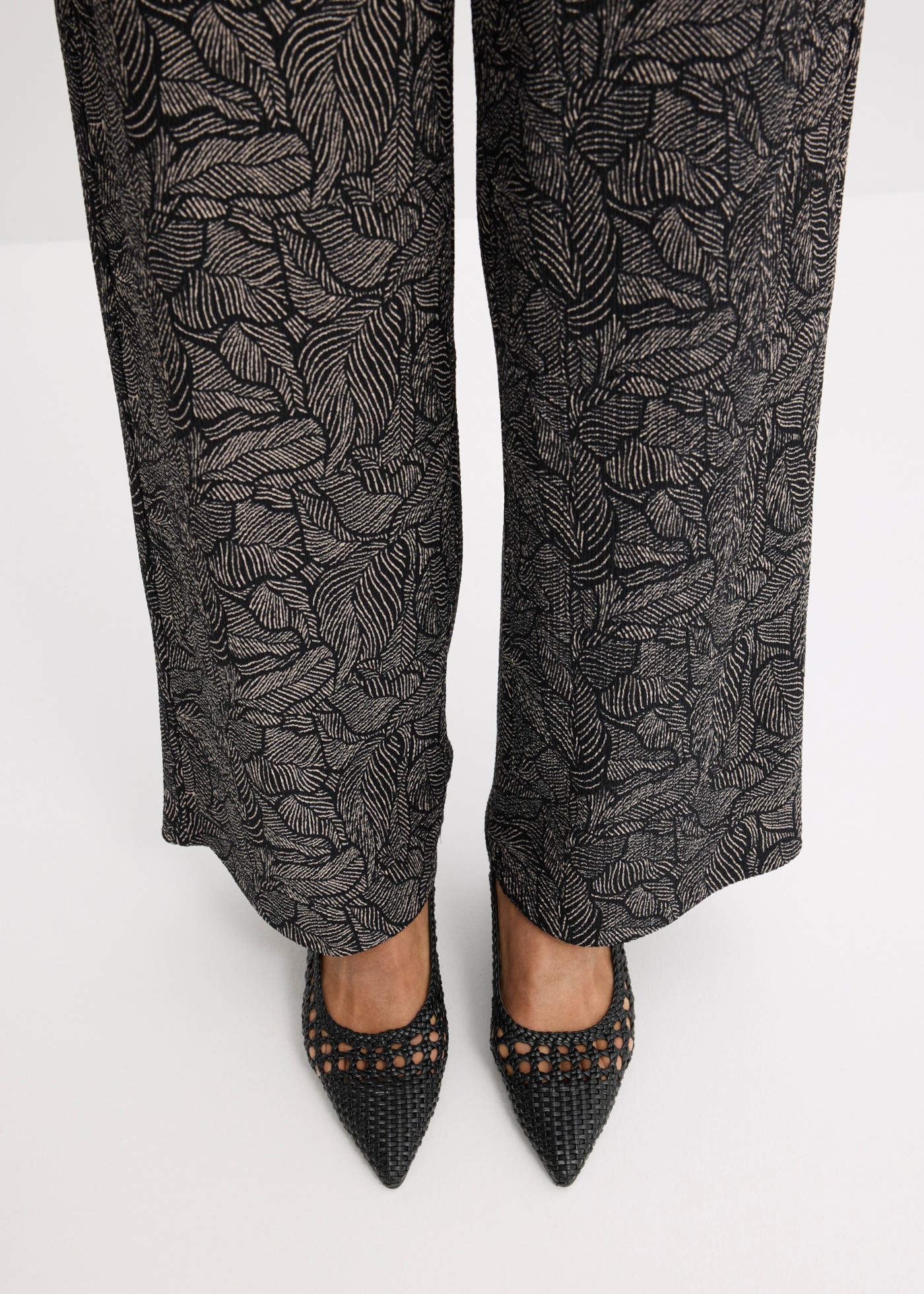 bonprix Pantalon en jersey  avec imprimé accrocheur, coupe regular fit, matière élastique