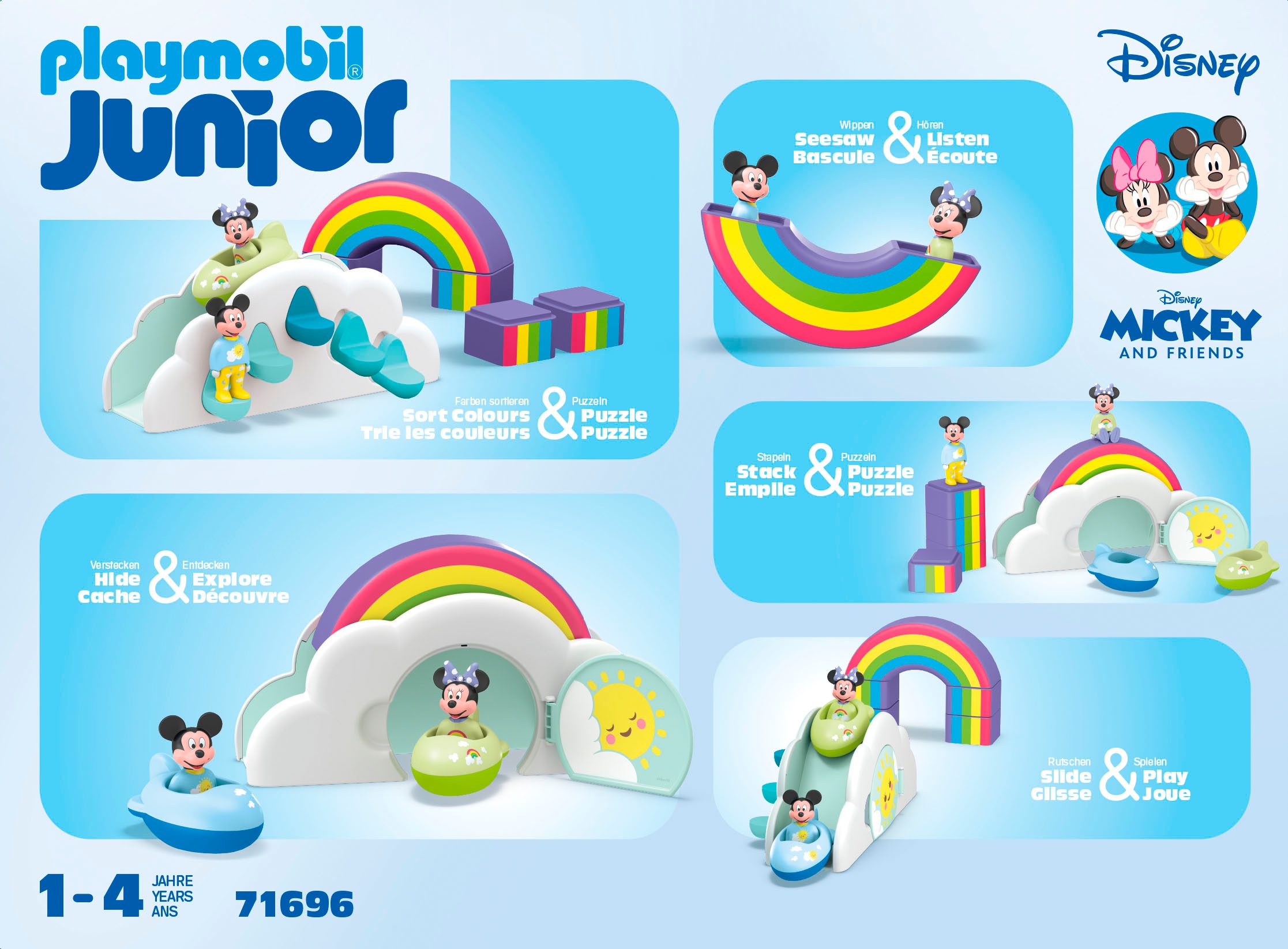 Playmobil® Jeu de construction »Mickys & Minnies Wolkenhaus (71696), JUNIOR & Disney« Made in Europe