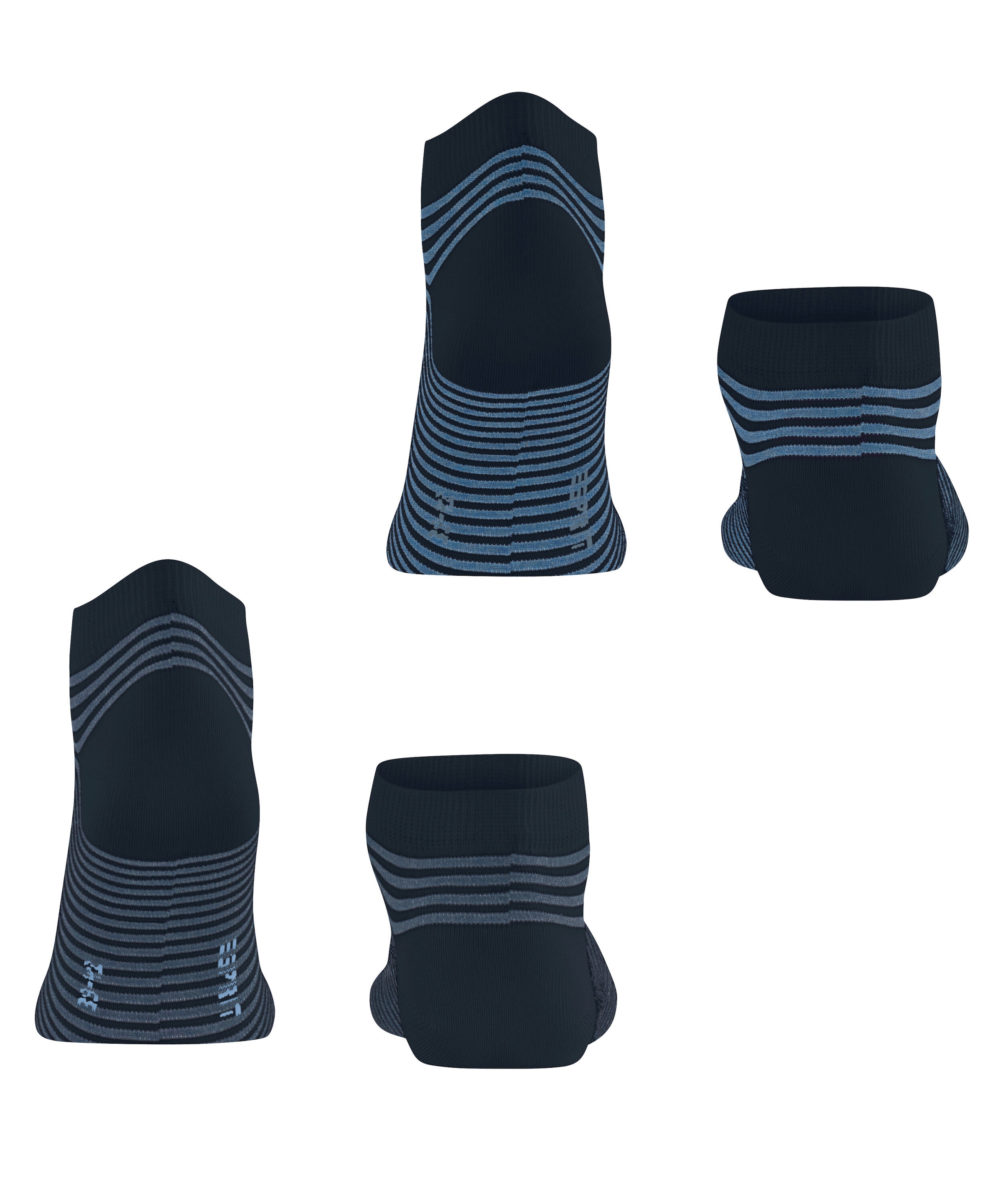 Esprit Sneakersocken »Fine Line« 2 Paar,  gestreift, schmales Bündchen, bequem