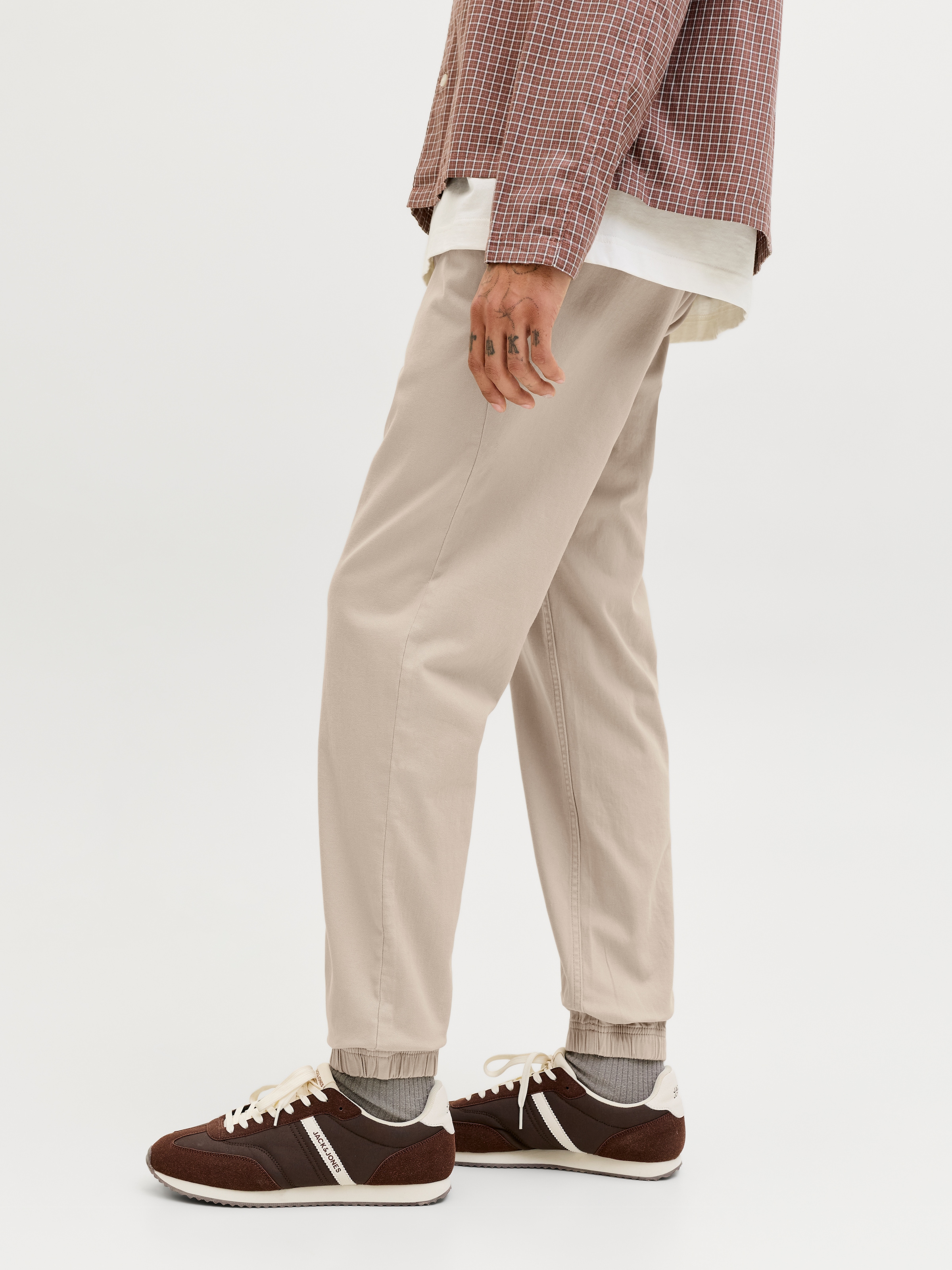 Jack & Jones Pantalon à enfiler »JPSTGORDON DYLAN JOGGER«  Mélange de coton, coupe regular