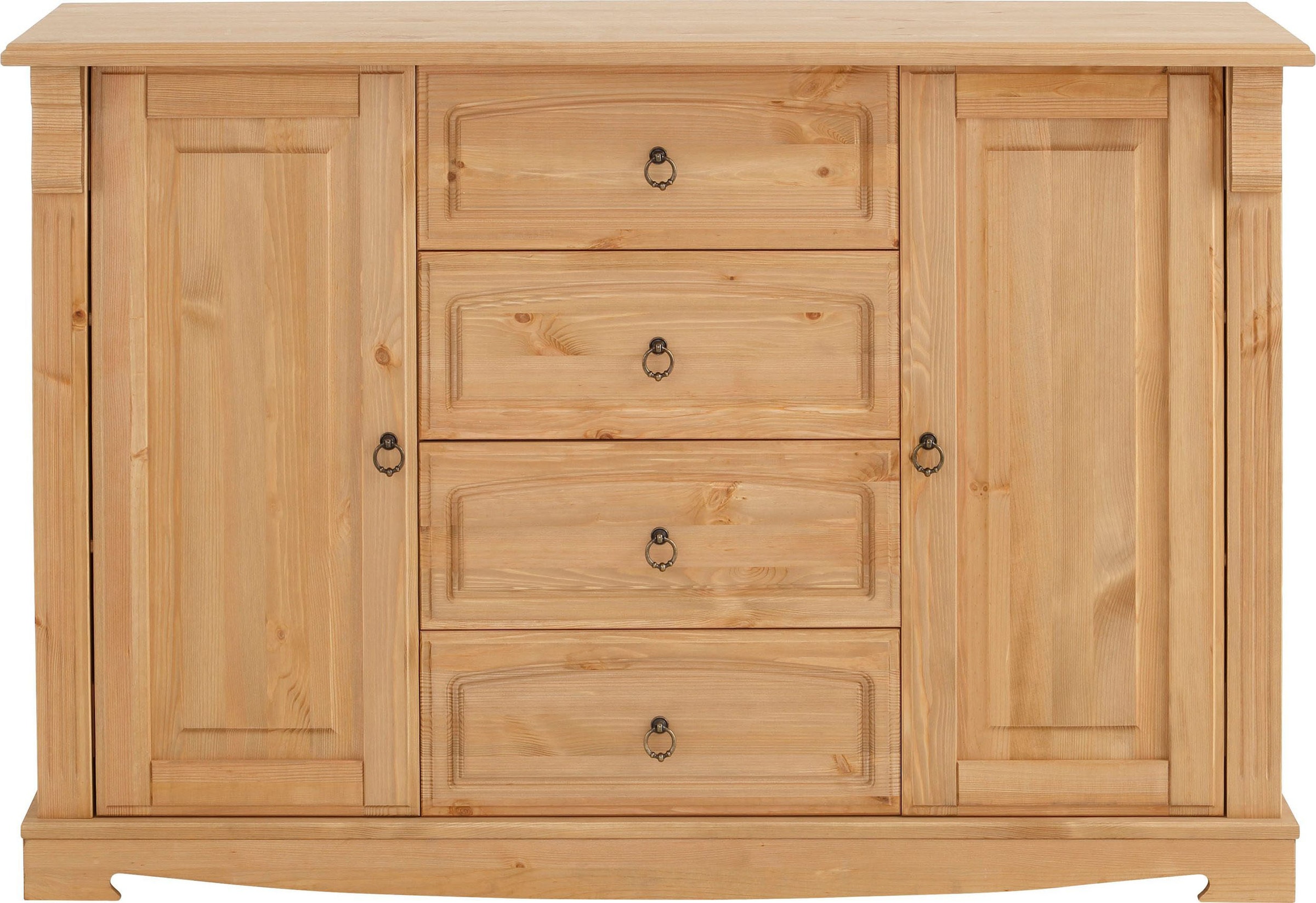 GOODproduct Meuble mural »Anna, Wohnzimmerset im Lanhausstil« Ensemble, 4 cuis tlg.