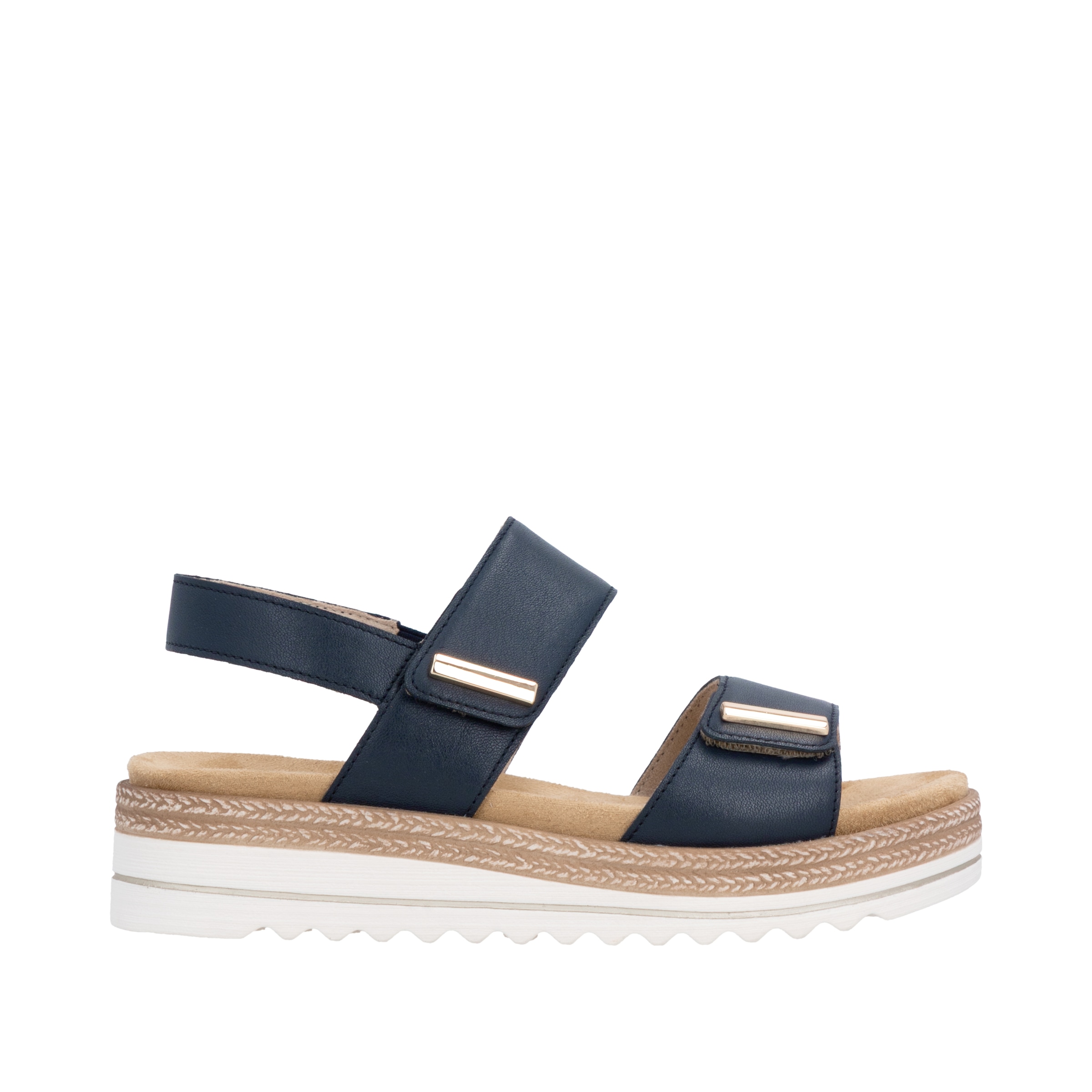 Remonte Sandales compensées  sandale à brides, chaussure confortable avec éléments décoratifs