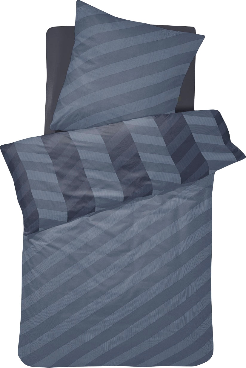 damai Bettwäsche »Atomy« 2 Stk. tlg. mit Fischgrätmuster