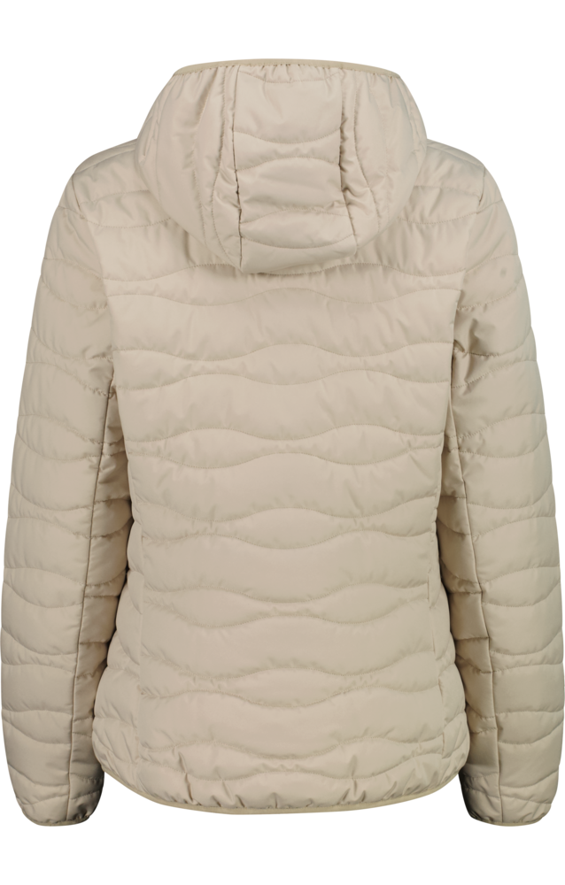 CMP Steppjacke »WOMAN JACKET FIX HOOD« mit Kapuze mit Kapuze, sportlicher Stil, aus Polyester
