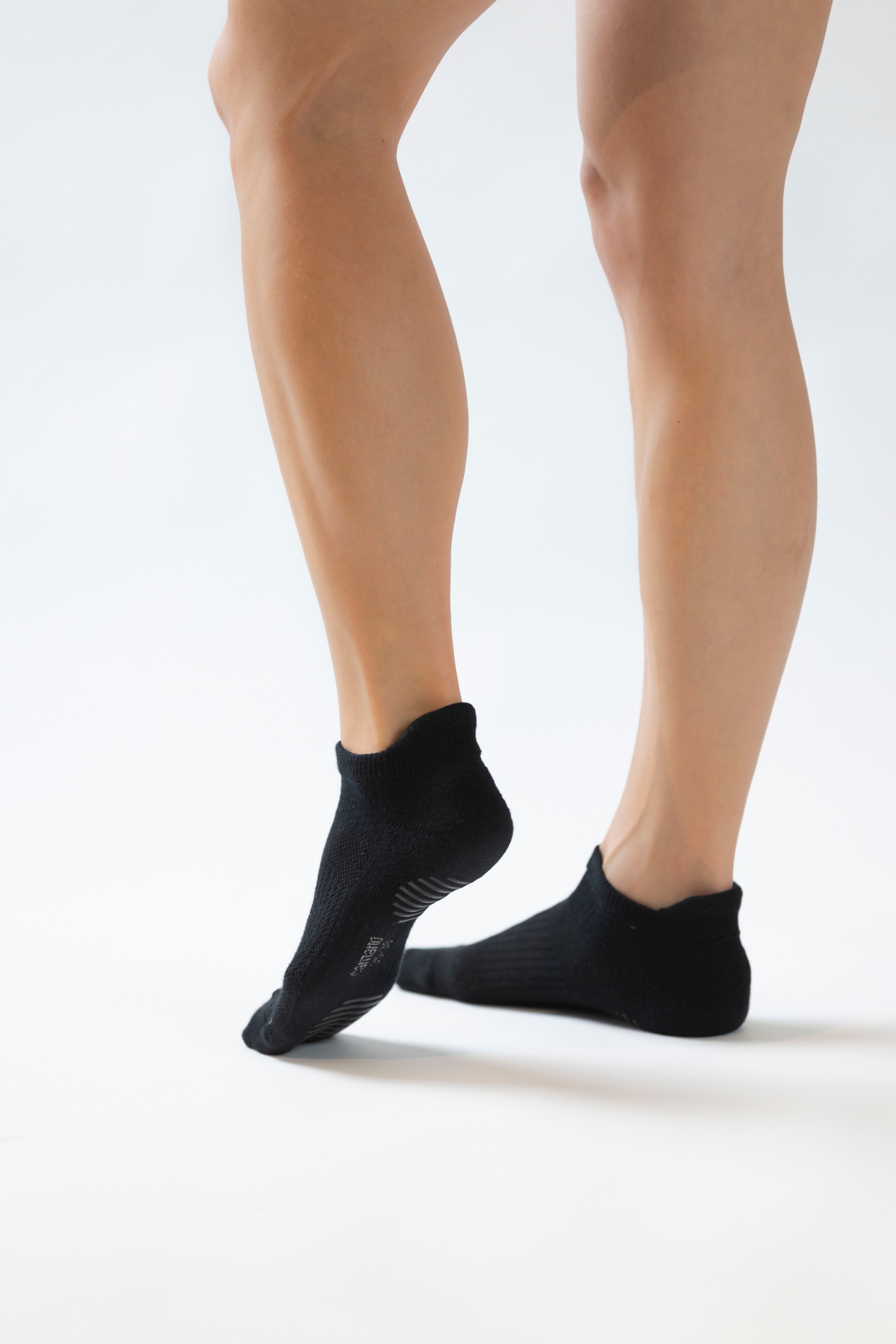 Camano Chaussettes de baskets 3 Paar,  ABS-Print auf der Sohle