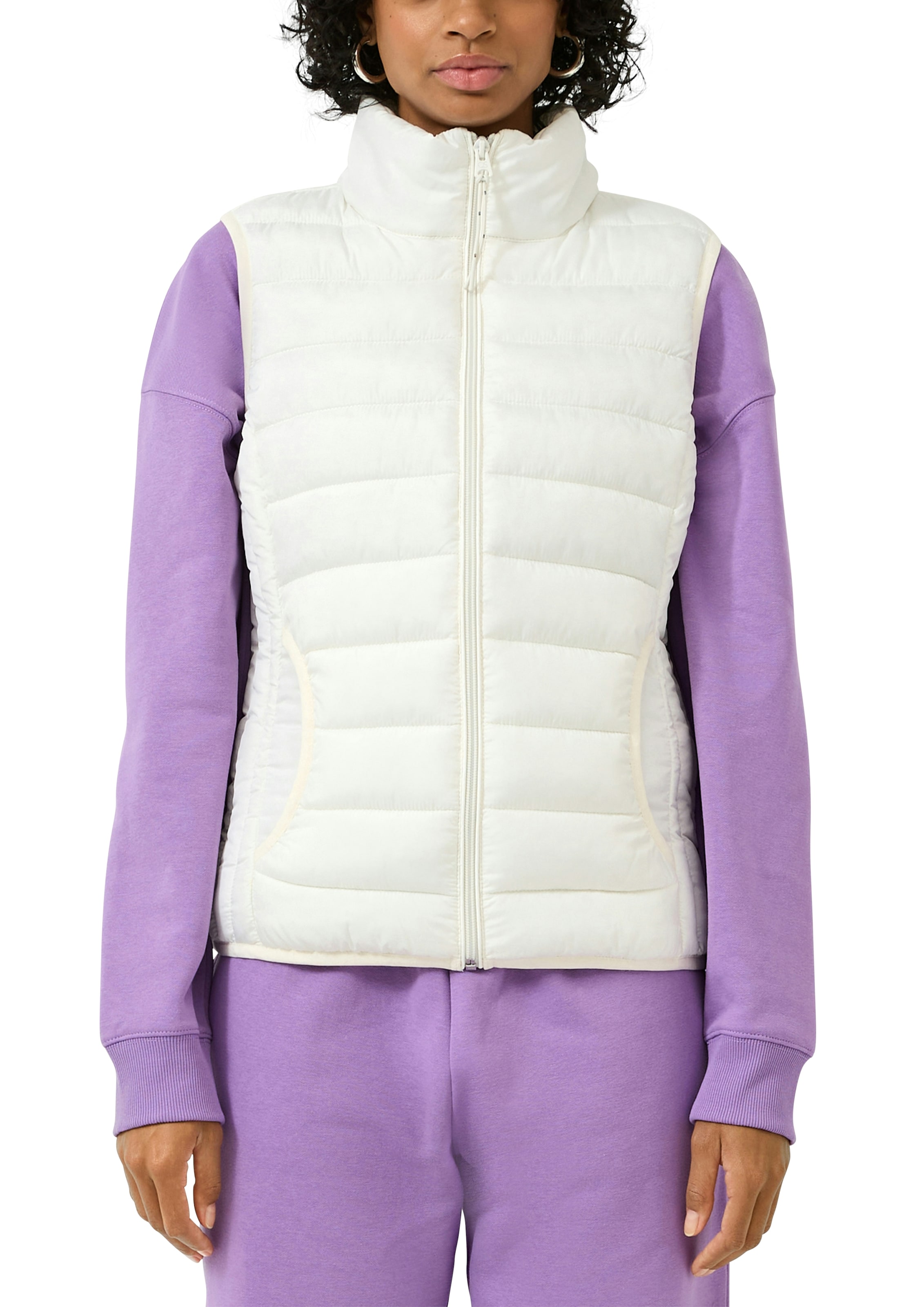 QS Steppweste mit Stehkragen und Reissverschluss