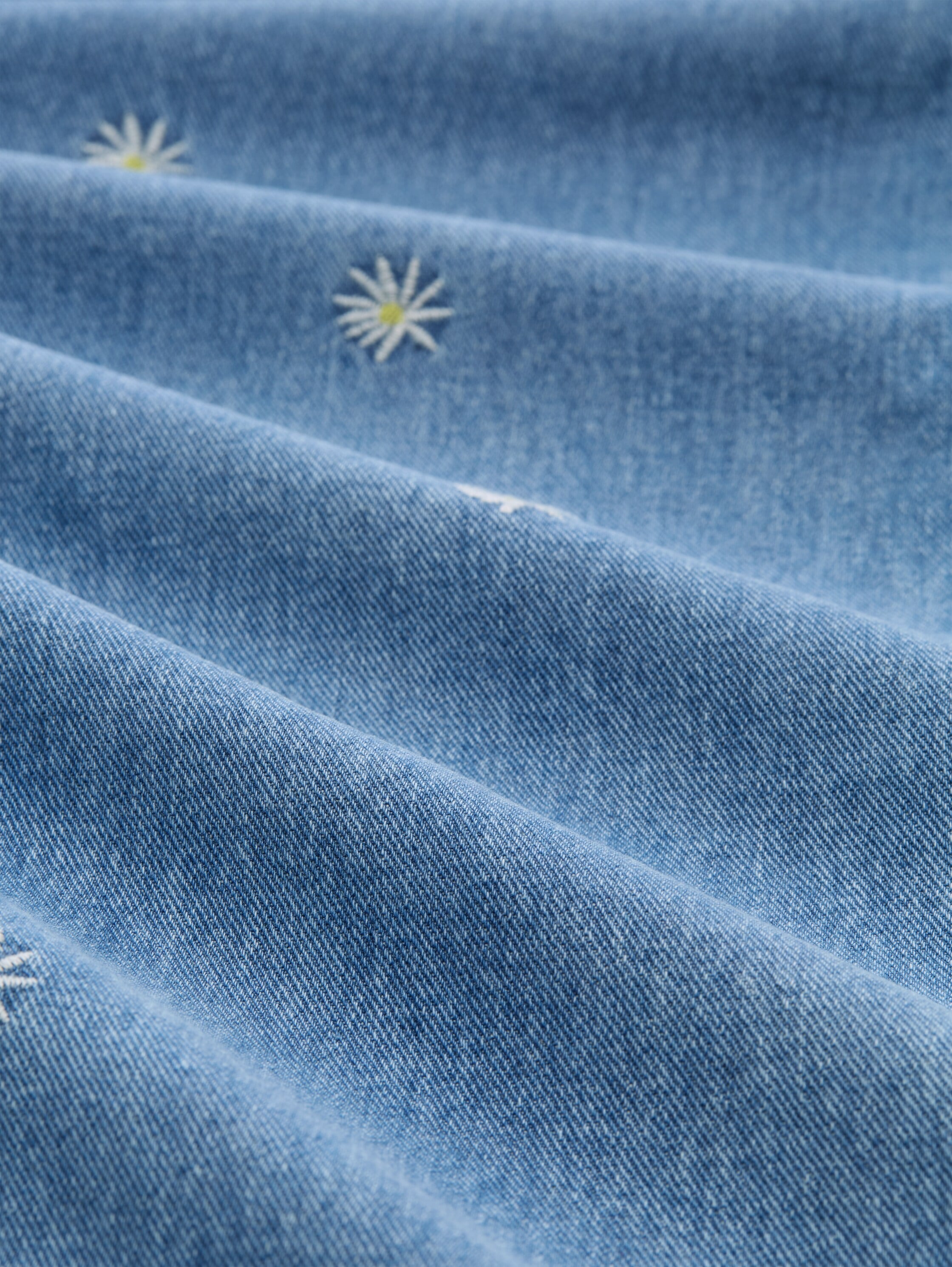 TOM TAILOR Denim Jeans large avec broderies intégrales