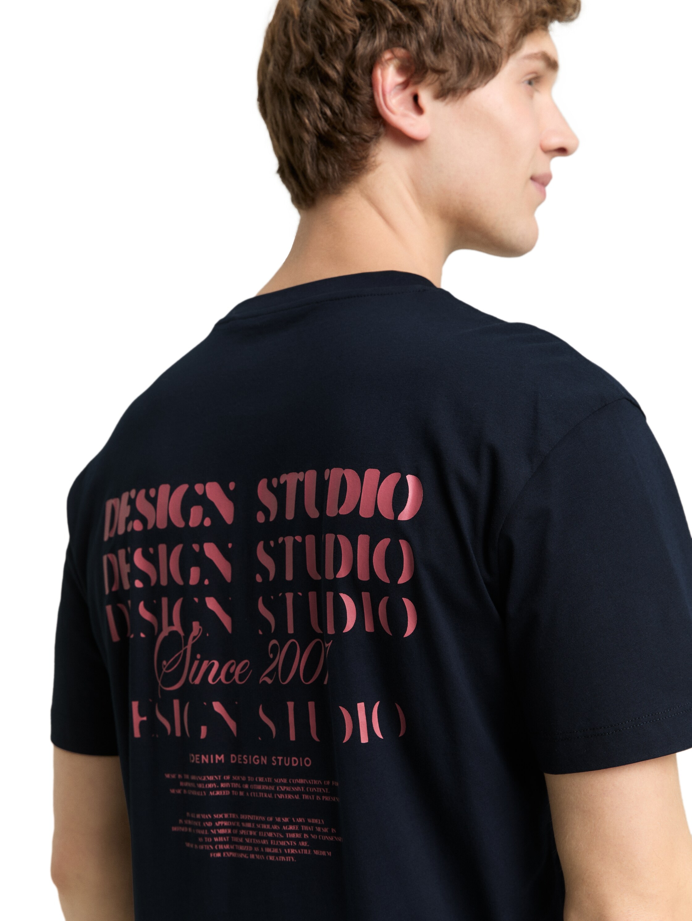 TOM TAILOR Denim T-shirt avec inscriptions
