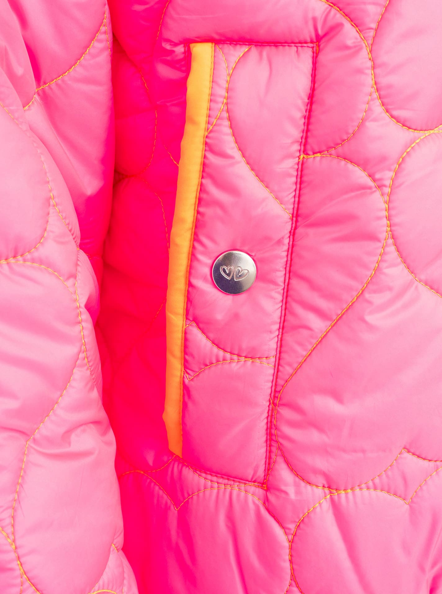 Zwillingsherz Bomberjacke »"Happy"« ohne Kapuze verdeckter Reissveschluss, Taschen