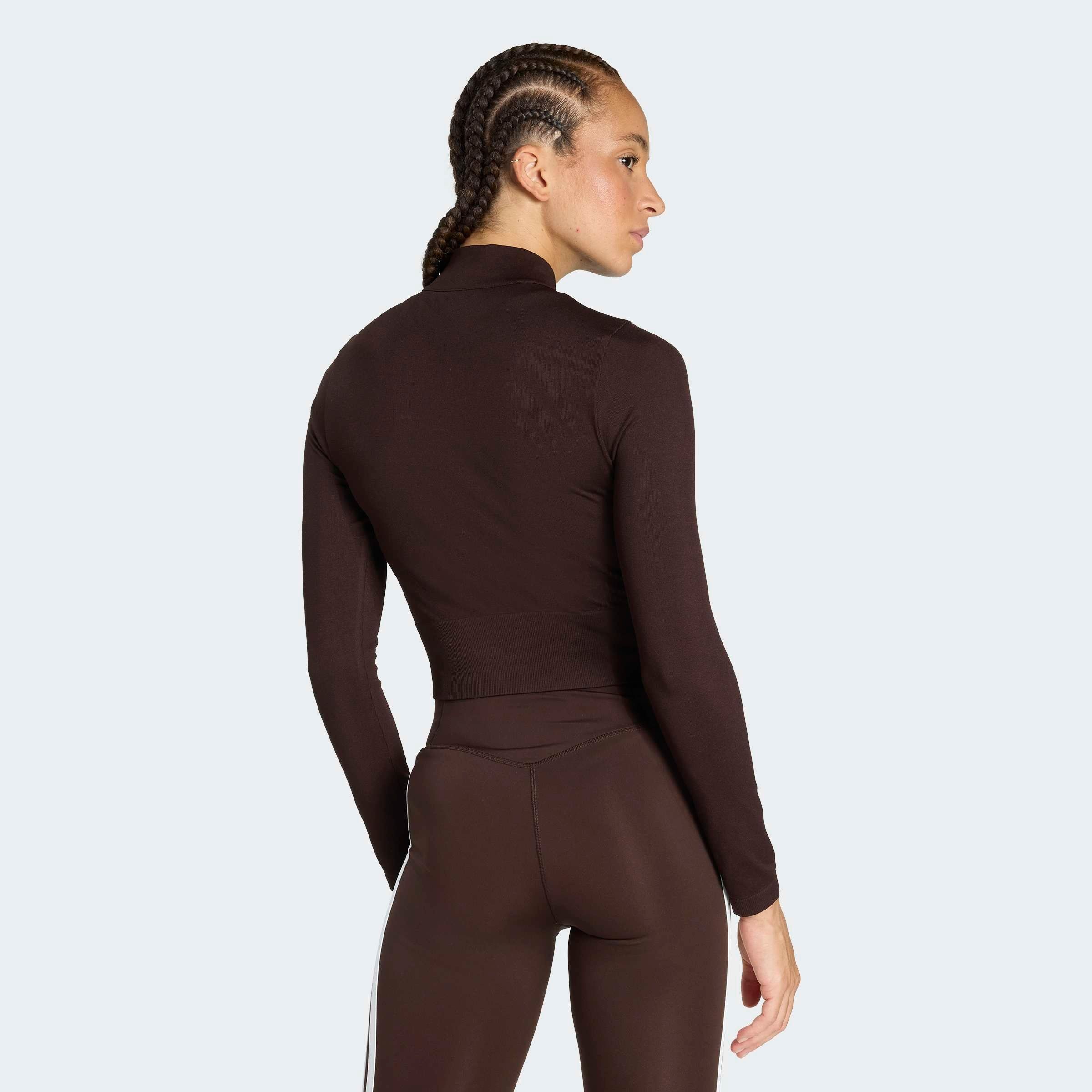 adidas Performance Rollkragenpullover »WORKOUT ESSENTIALS, DURCHGEHENDER REISSVERSCHLUSS, STRICK«