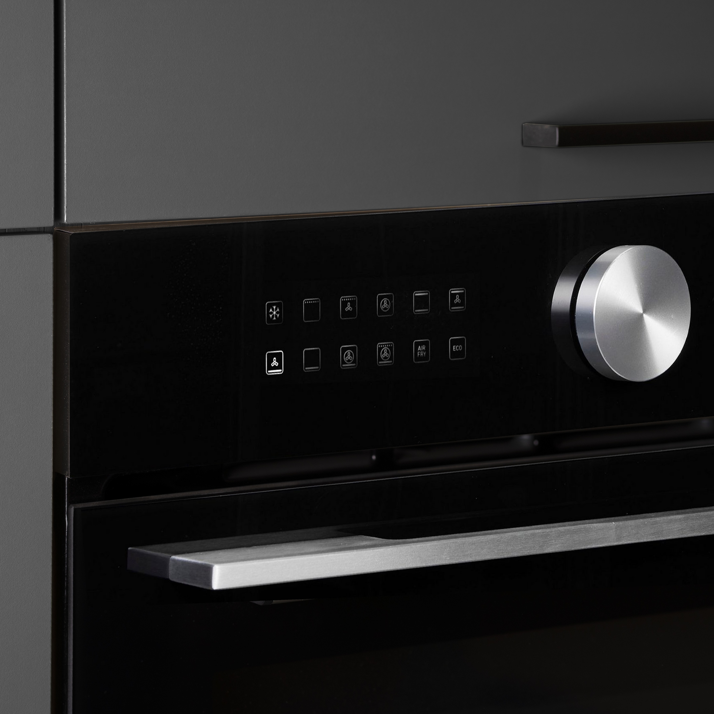 KOCHSTATION Kitchenette »Luna, Küchenblock, Kücheninsel, Hängeschrank, Made in Italy« 3er-Set, Metallgriffe, Soft-Close-Funktion, inklusive Spüle