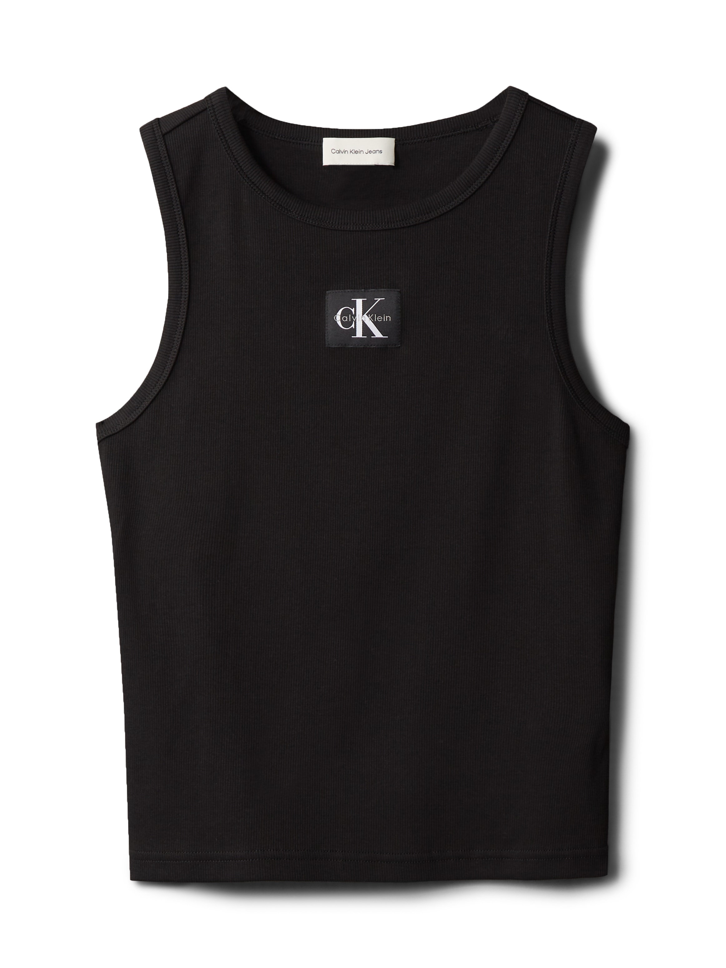 Calvin Klein Jeans Tanktop »A - WVN LBL 2X2 CTTN« Mit Rundhalsausschnitt
