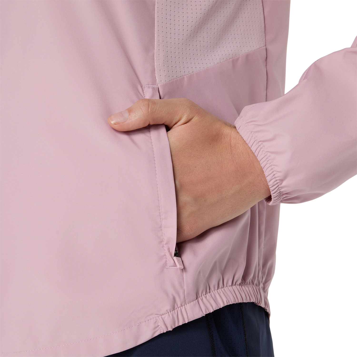 Asics Veste de course à pied »ASICS CORE JACKET« avec capuche déperlant, coupe-vent, respirant