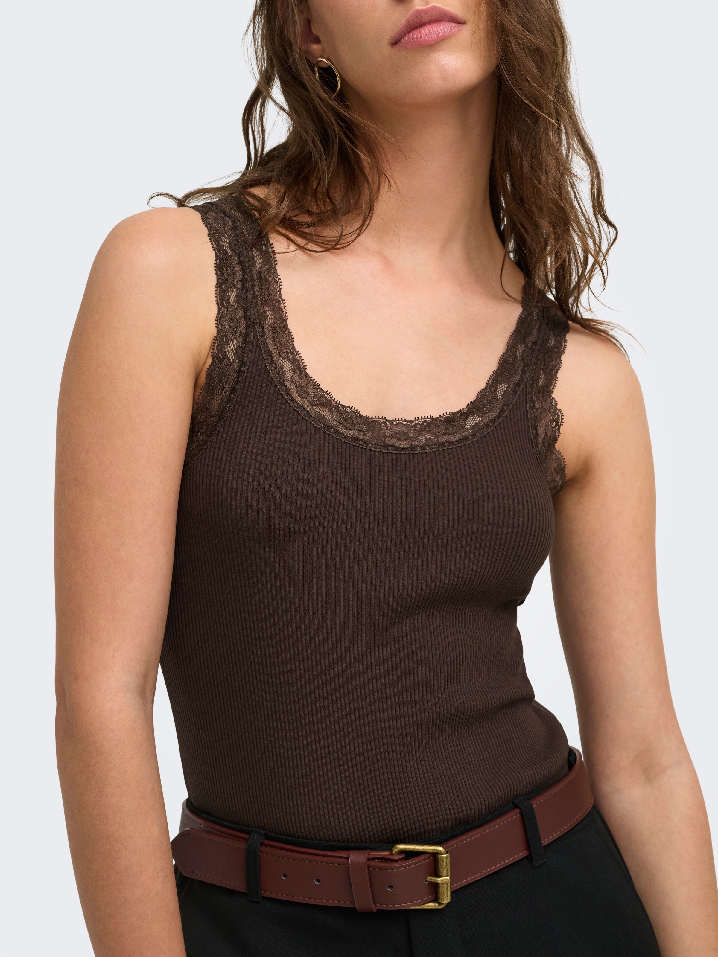 ONLY Body »ONLVINI S/L LACE BODYSUIT RS JRS« mélange de coton, dentelle