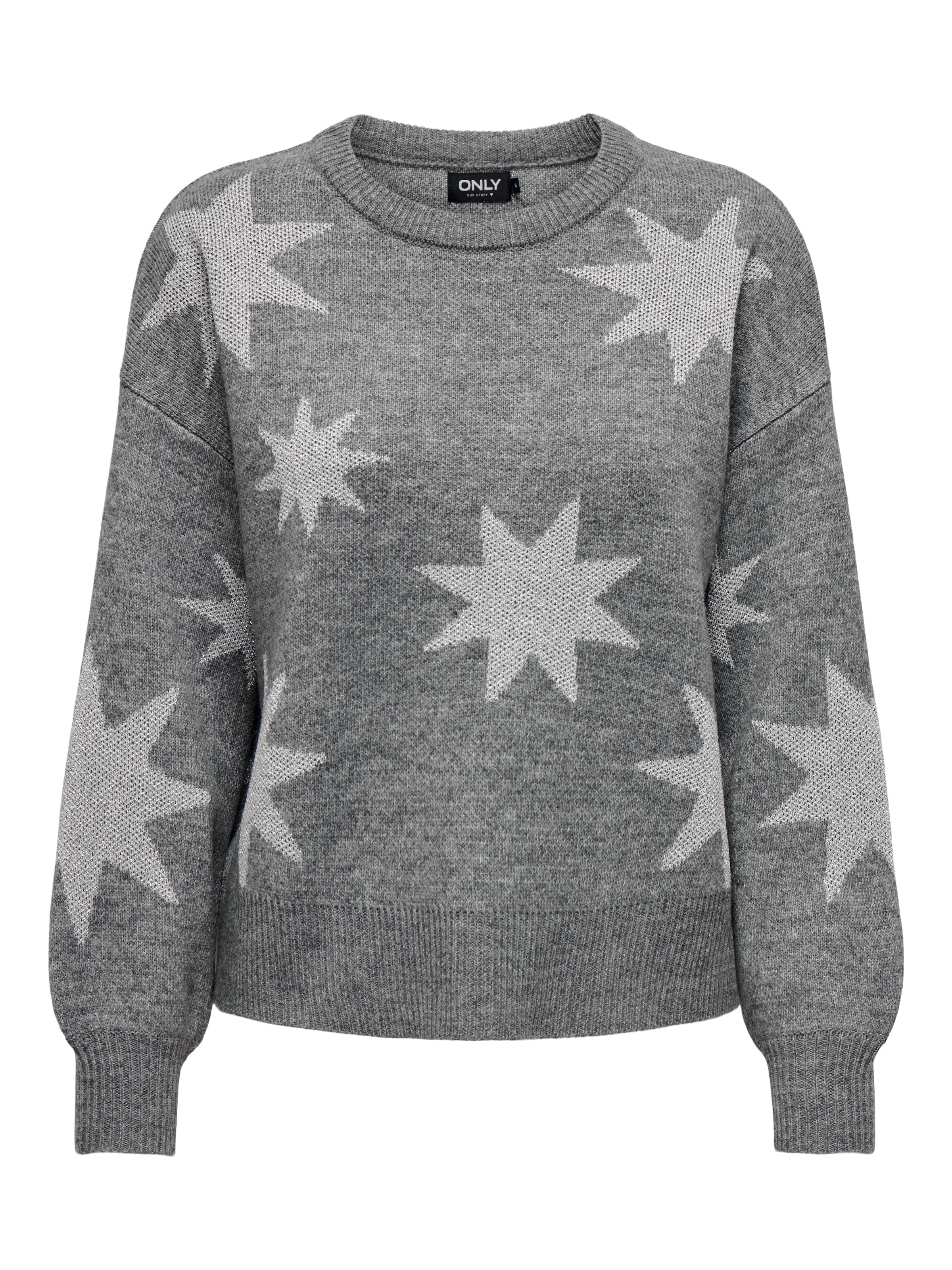 ONLY Pull à col rond »ONLROSIE LS O-NECK GLITTER KNT«
