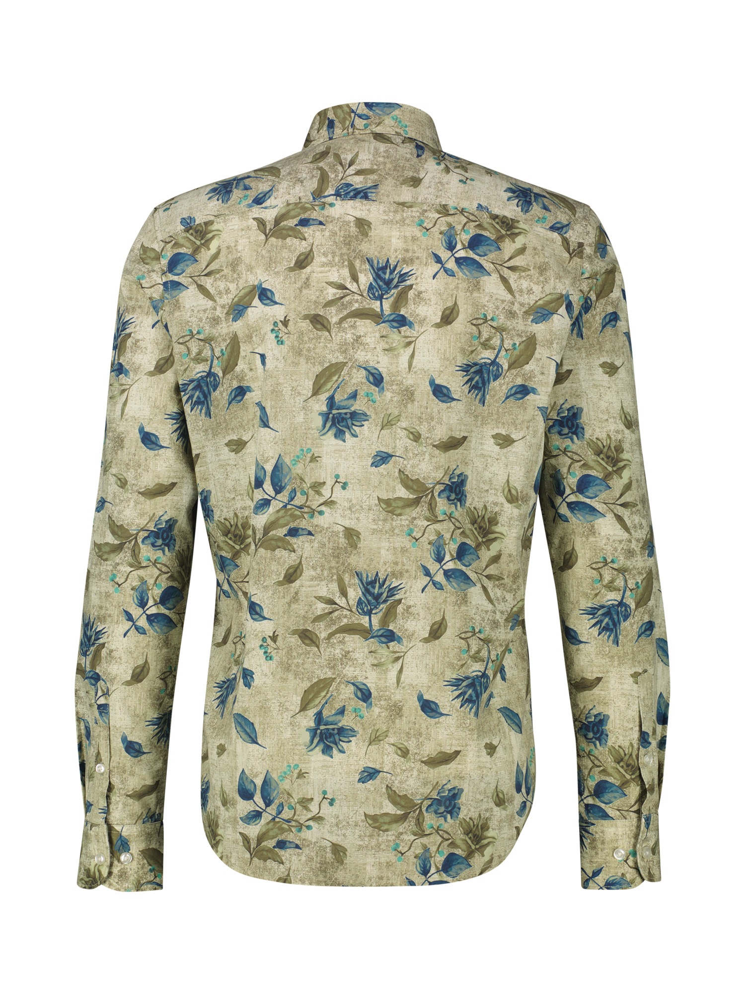 LERROS Langarmhemd »LERROS Floral designtes Herrenhemd in Übergrössen«