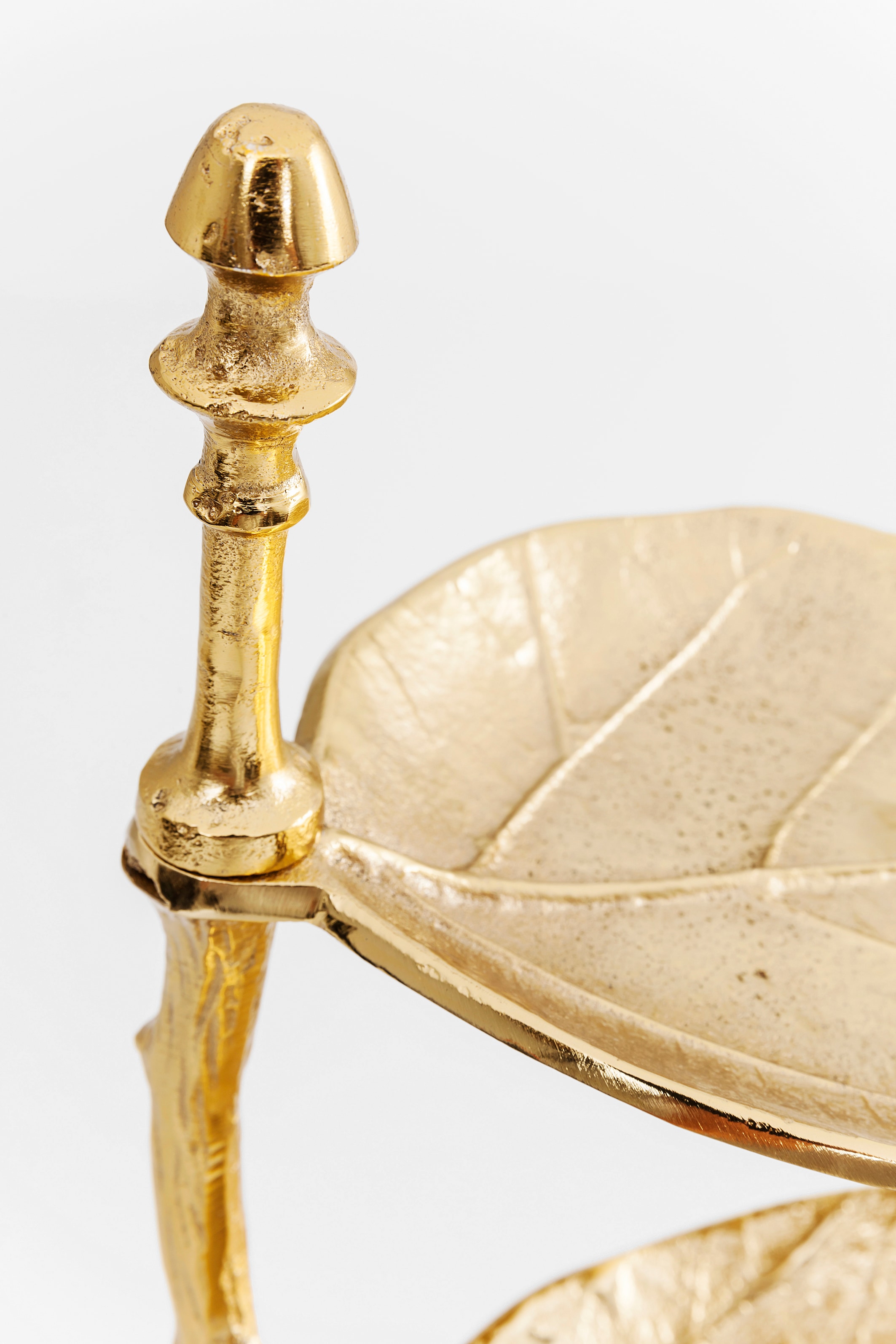 Kare Design Étagère »Deko Etagere Leaf Gold«