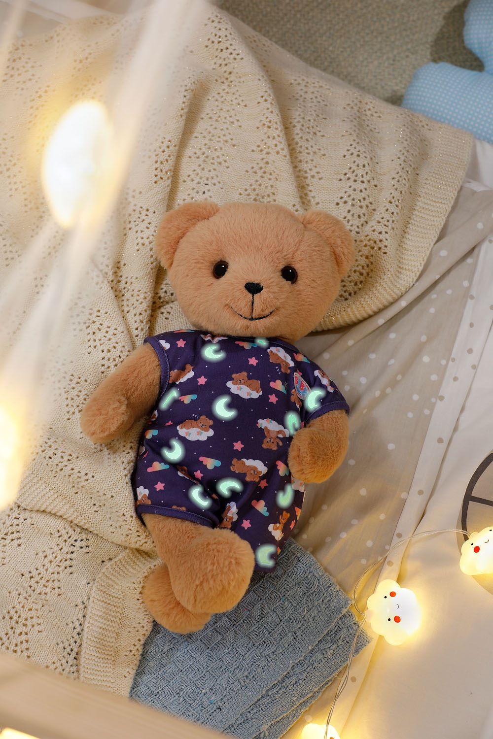Baby Born Peluche »Teddy mit leuchtendem Schlafanzug«