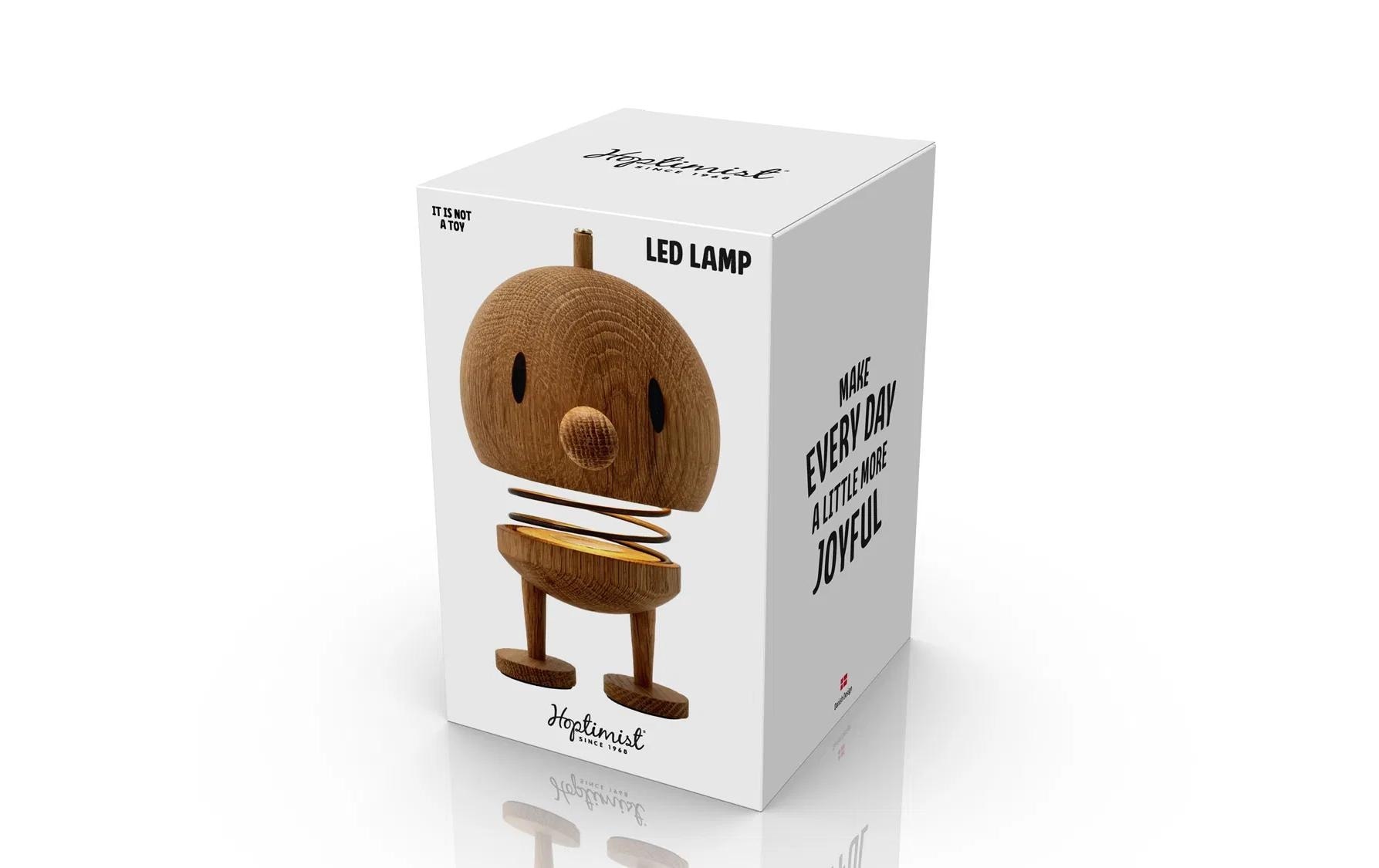 HOPTIMIST Tischleuchte »Hiotunust Eiche L, 10 x 10 x 15 cm« 1 Stk. Warmweiss