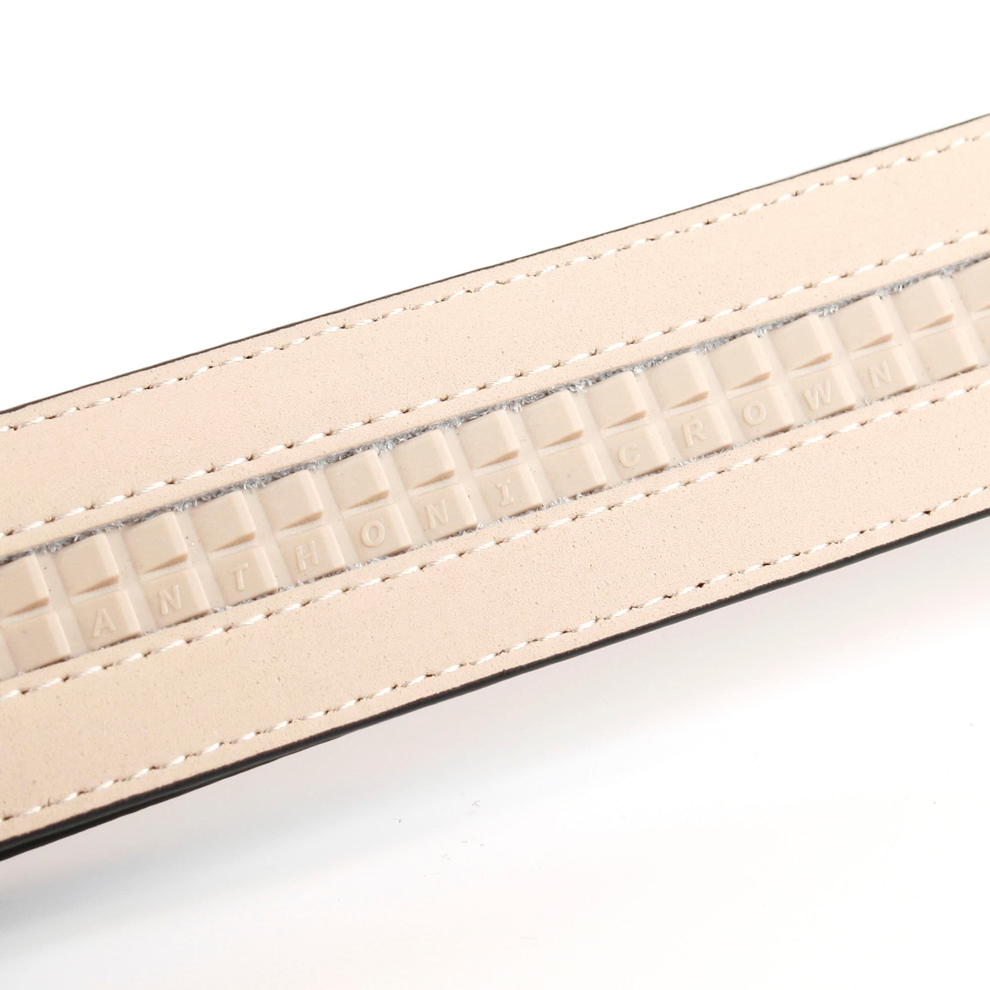 Anthoni Crown Ledergürtel in Carbon-Look