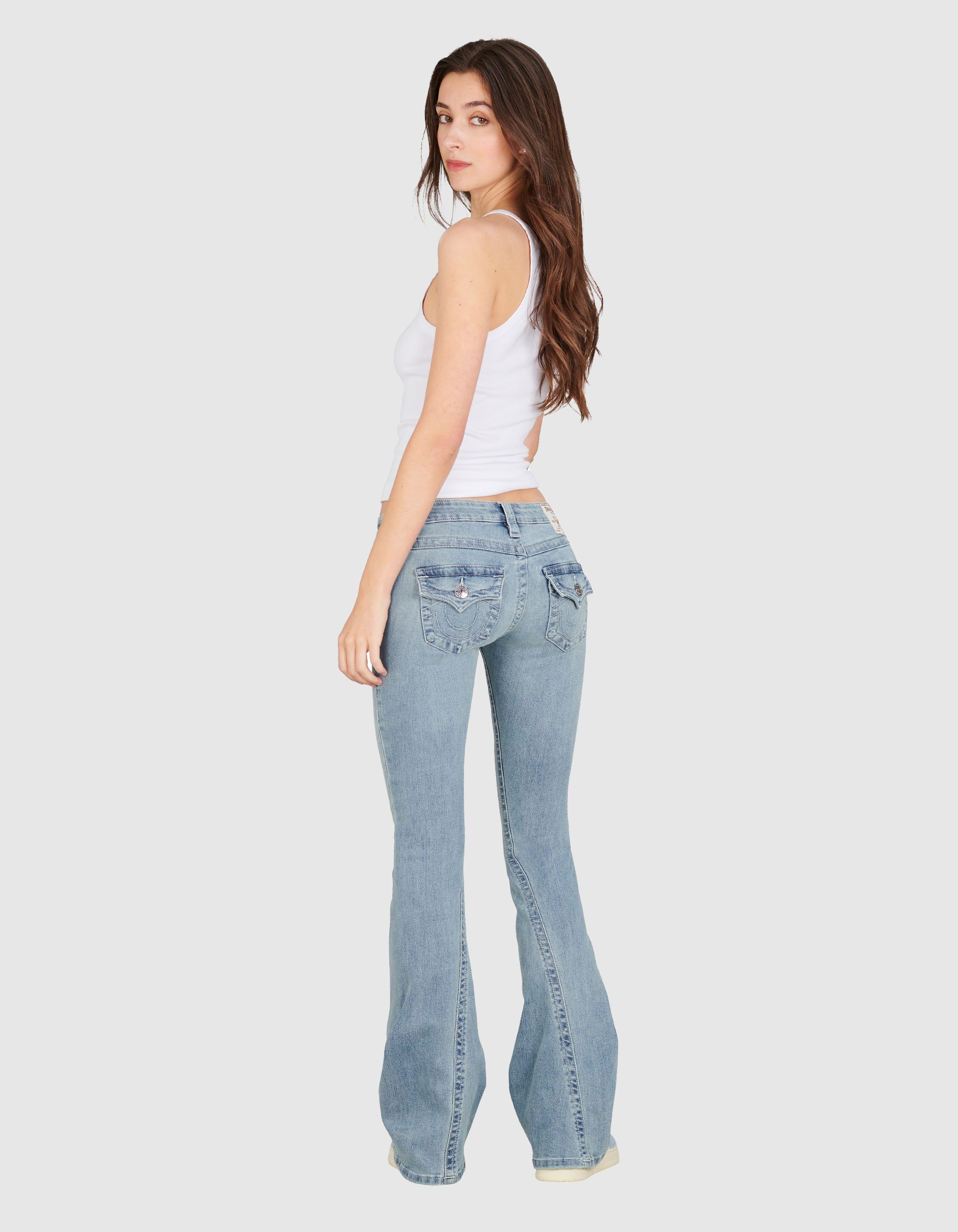 True Religion Jeans bootcut »JOEY LOW RISE FLARE« Mélange de coton, coupe évasée