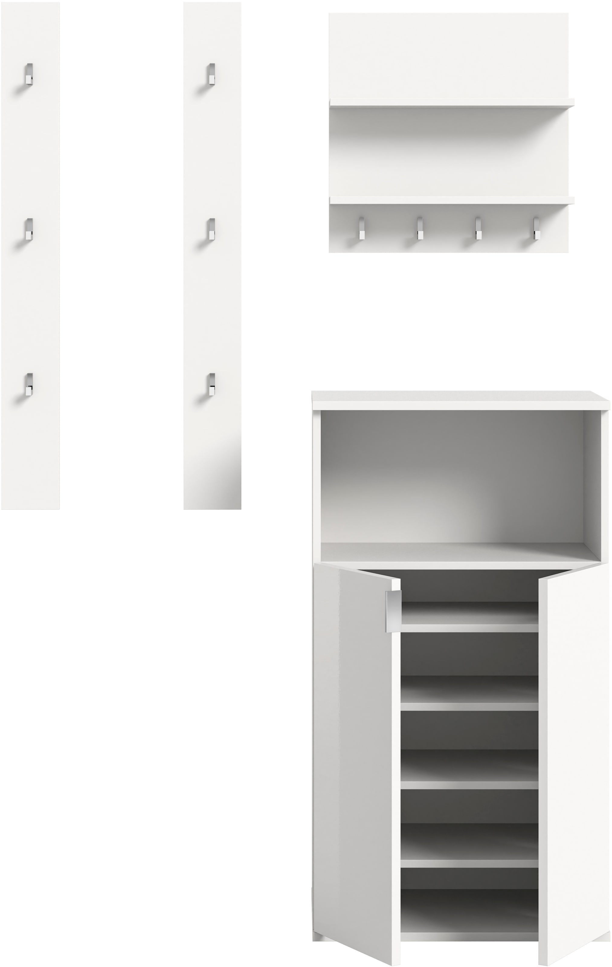 INOSIGN Garderoben-Set »Trondheim, Garderobenset 3-tlg. Breite 111 cm,« 3 Stk. tlg.