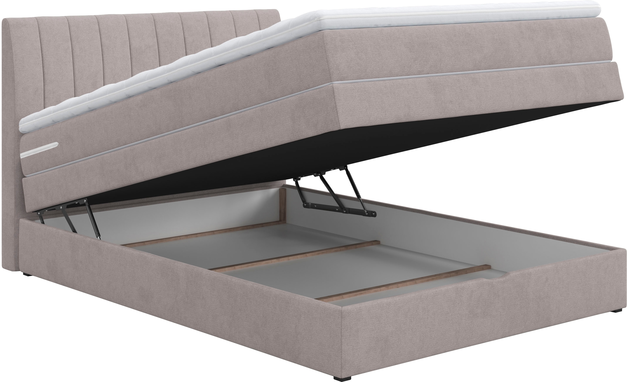 COTTA Lit boxspring »Shark inkl. Bettkasten und Topper« erhältlich in den Breiten 140x200cm, 160x200cm und 180x200cm