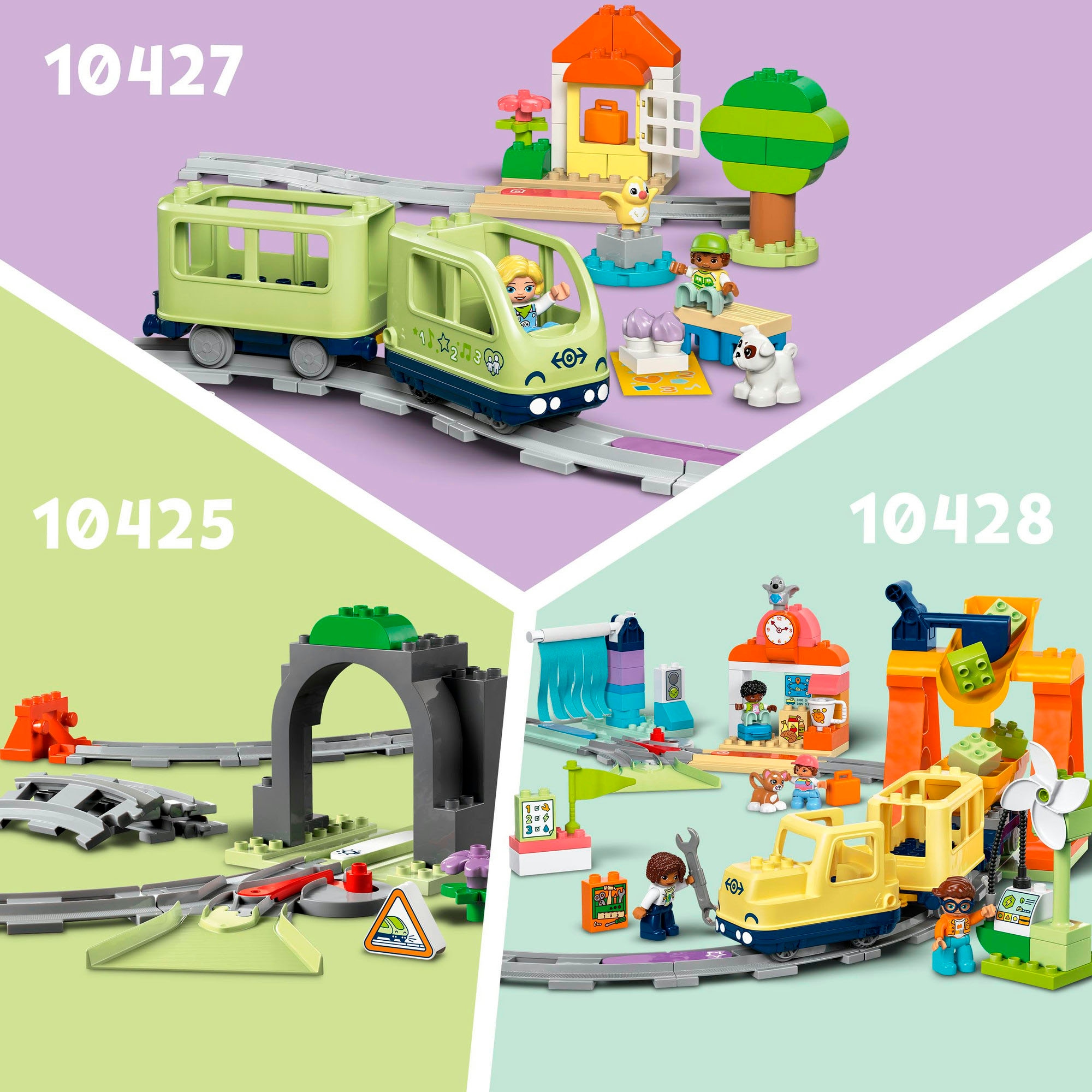 LEGO® Pions de construction »Eisenbahnbrücke und Schienen – Erweiterungsset (10426)« LEGO DUPLO Town; Made in Europe