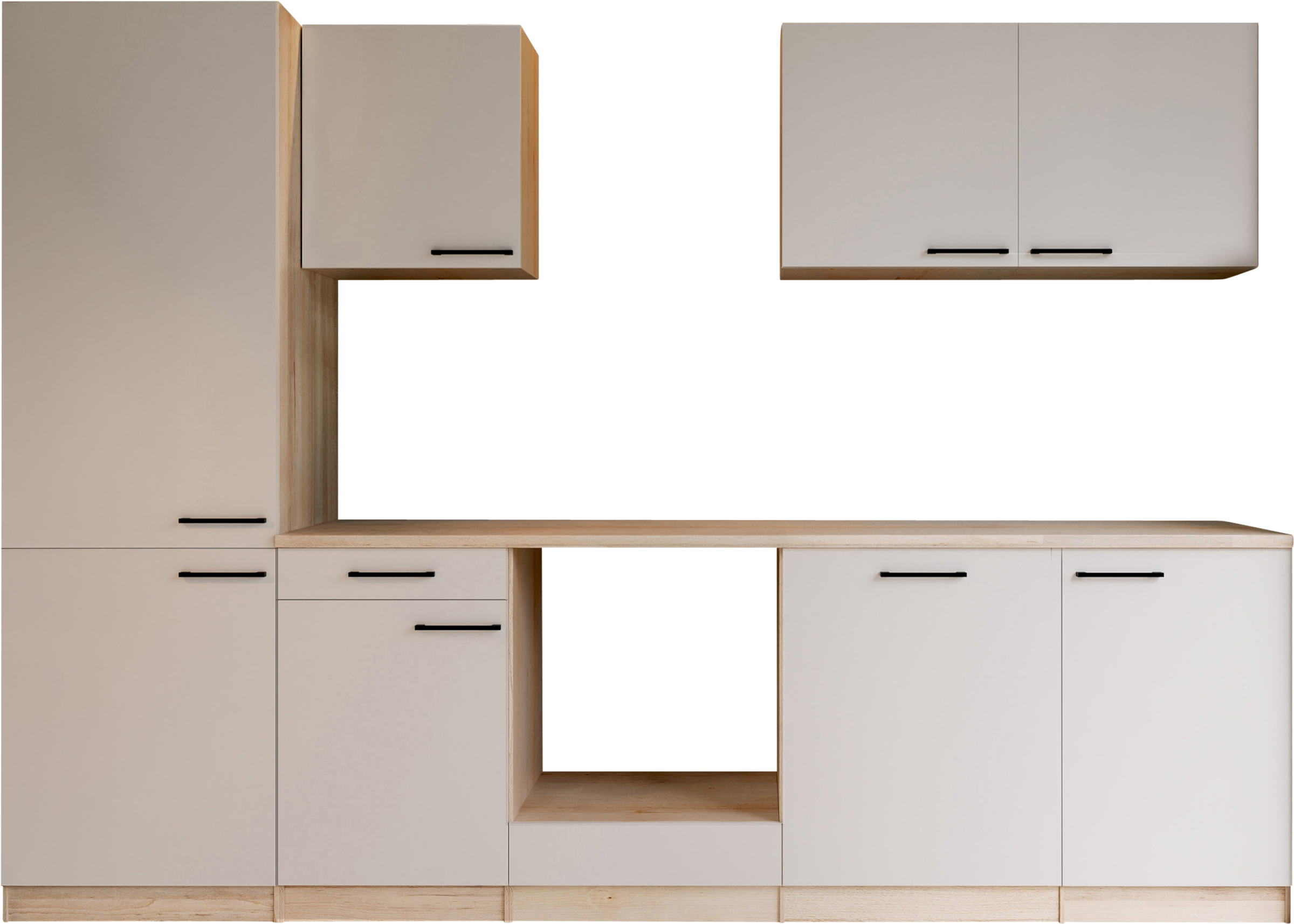 RESPEKTA Cuisine »Merle« démonté, avec éventuellement des appareils électroniques, fonction Soft Close, largeur 280 cm