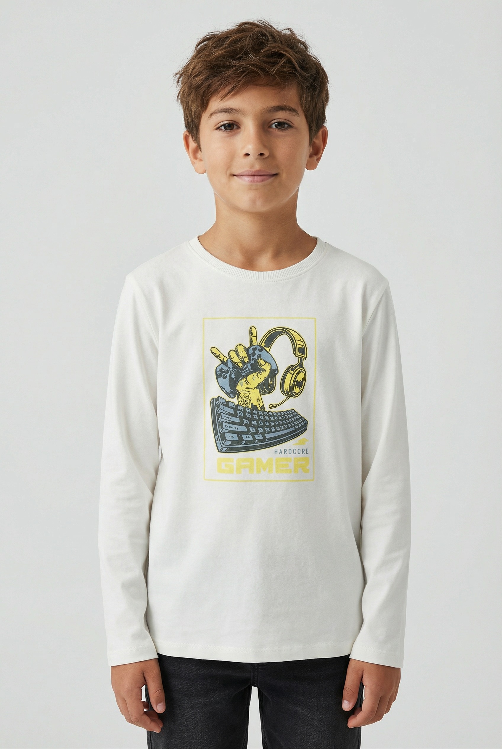 Name It T-shirt à manches longues »NKMVUX 2P LS TOP« Paquet, 2 pièces Baumwollmischung, regular fit