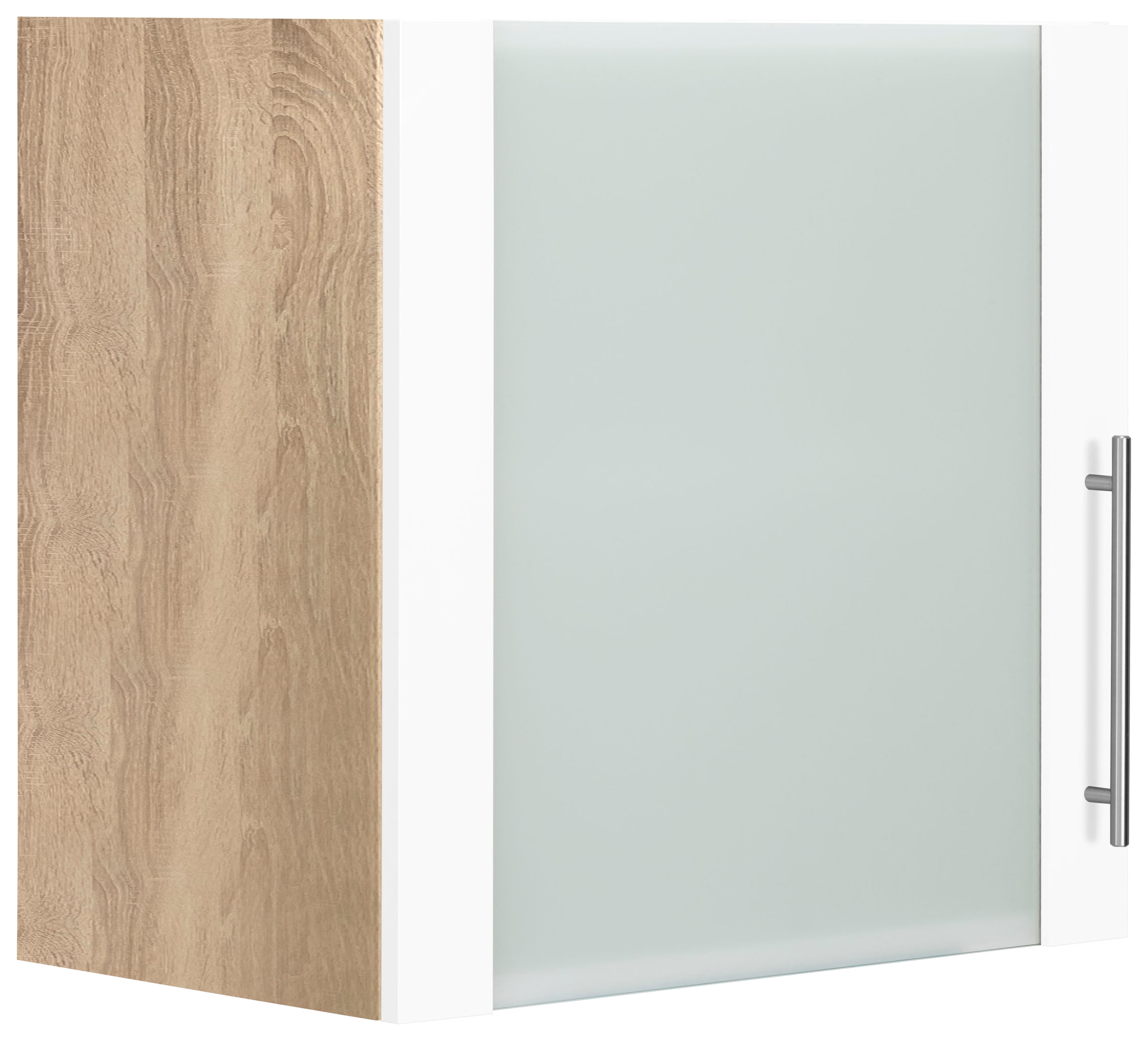 wiho Küchen Glashängeschrank »Cali, TOPSELLER« Front mit Glaseinsatz