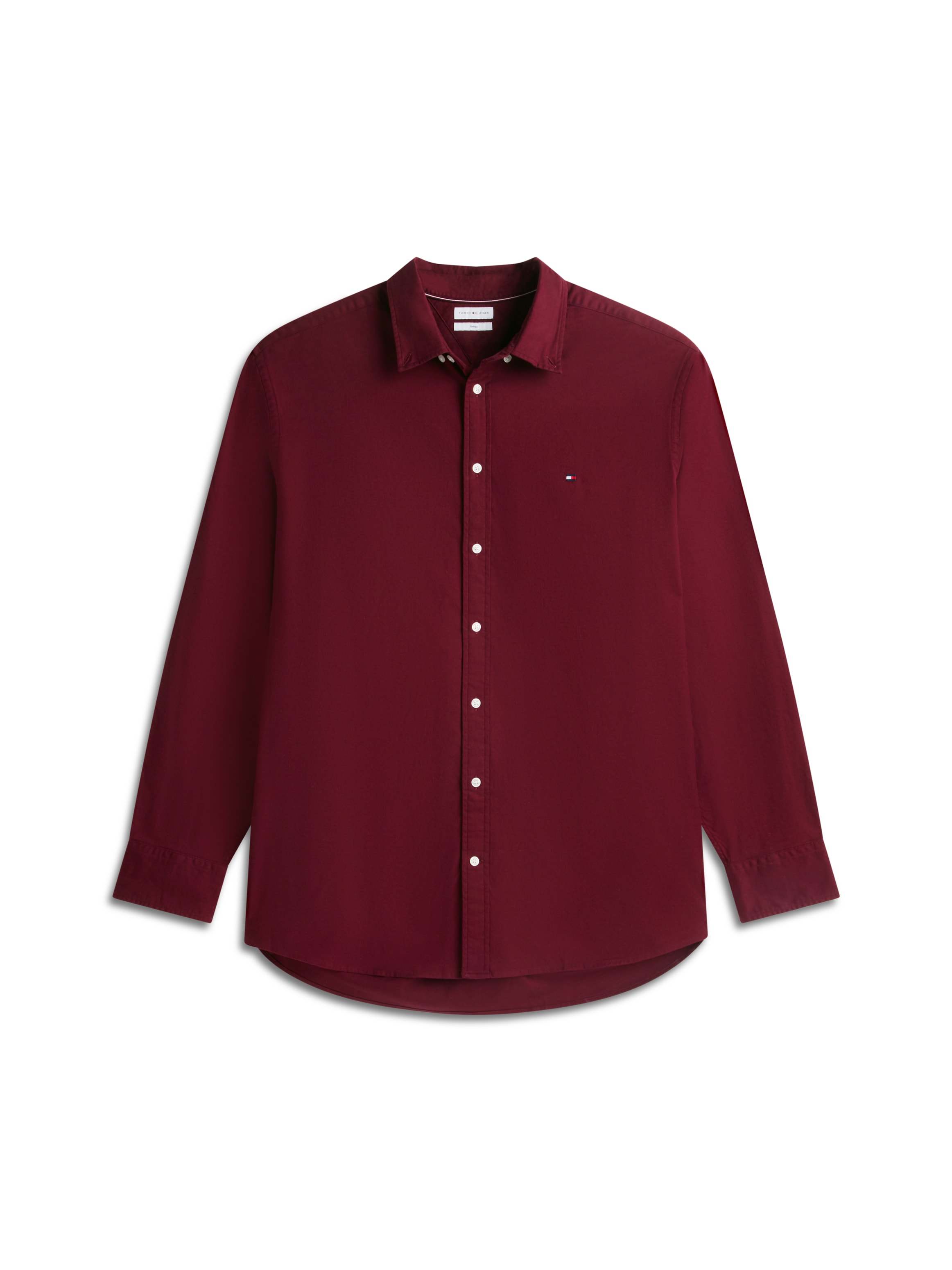 Tommy Hilfiger Big & Tall Chemise en flanelle »BT-FLEX FLANNEL SOLID REGULAR FIT« chemise à manches longues, grandes tailles, col boutonné