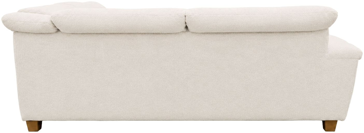 GOODproduct Paysage de salon »Egedal 352 x 214 cm, auch mit Schlaffunktion & Bettkasten, Holzfüsse« Têtes réglables, forme U, en microfibre de luxe facile d'entretien