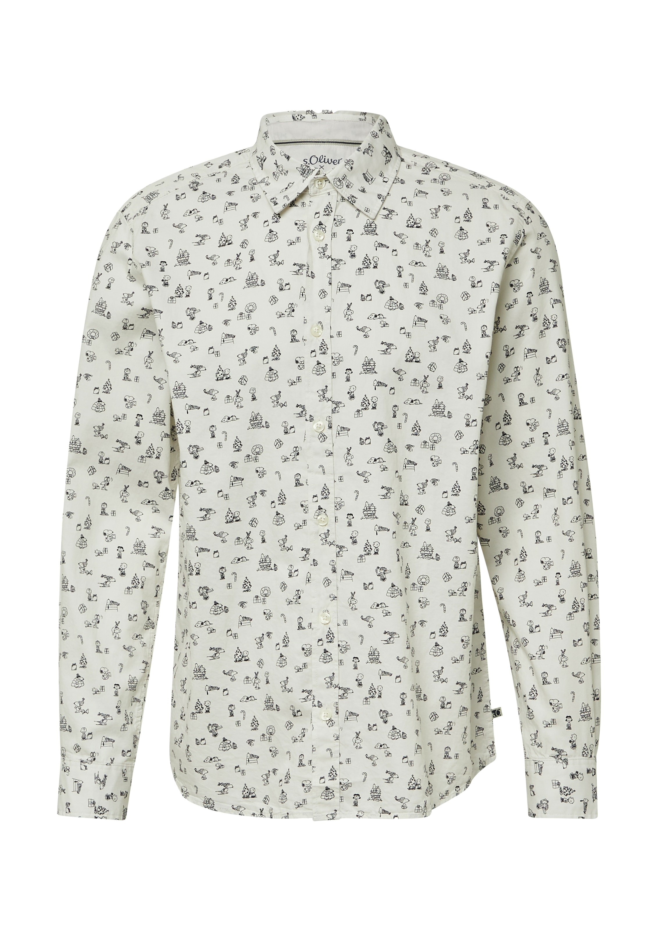 s.Oliver Chemise à manches longues mit Peanuts®-Print