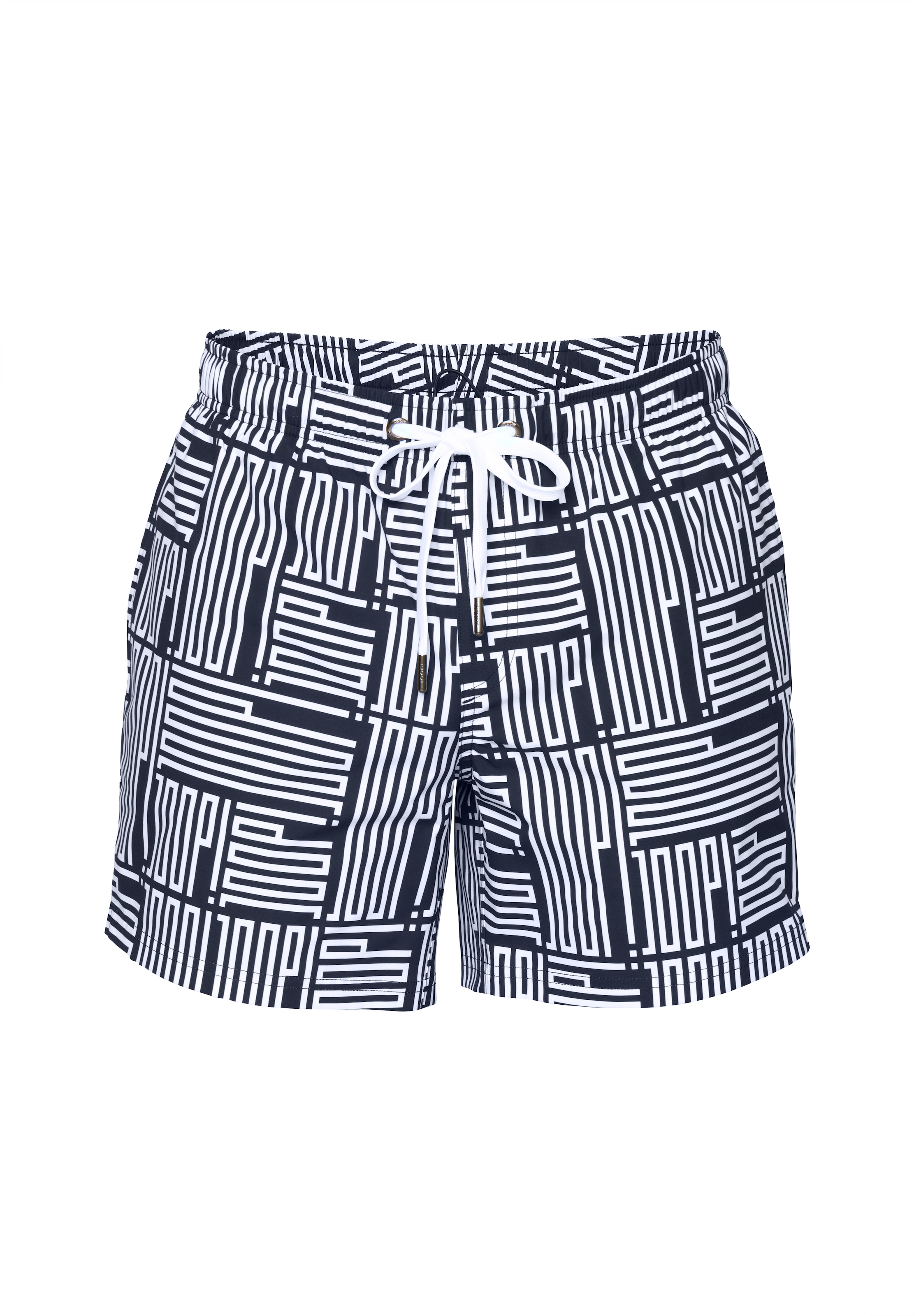 JOOP! Badeshorts »Deco Logo« mit grossem Allover-Wording und seitlichen Taschen