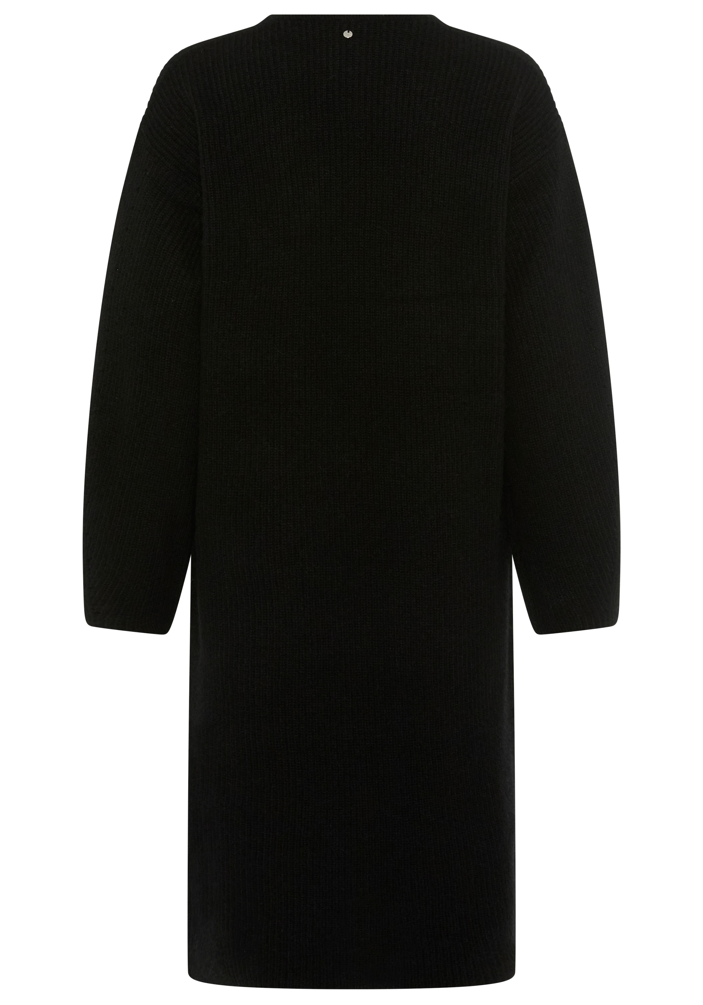 BOSS ORANGE Robe en tricot »Fusil Premium Damenmode« mit V-Ausschnitt & Ajourdetails