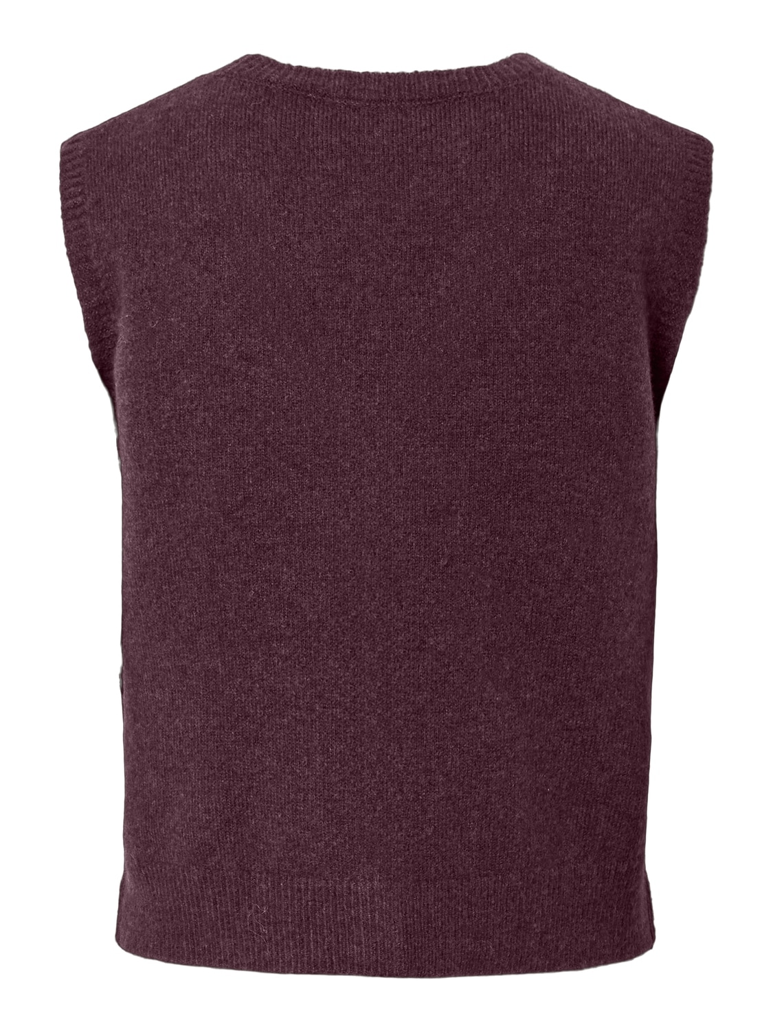 pieces Gilet tricoté »PCSALLY SL V-NECK KNIT VEST NOOS BC« mélange de matériaux