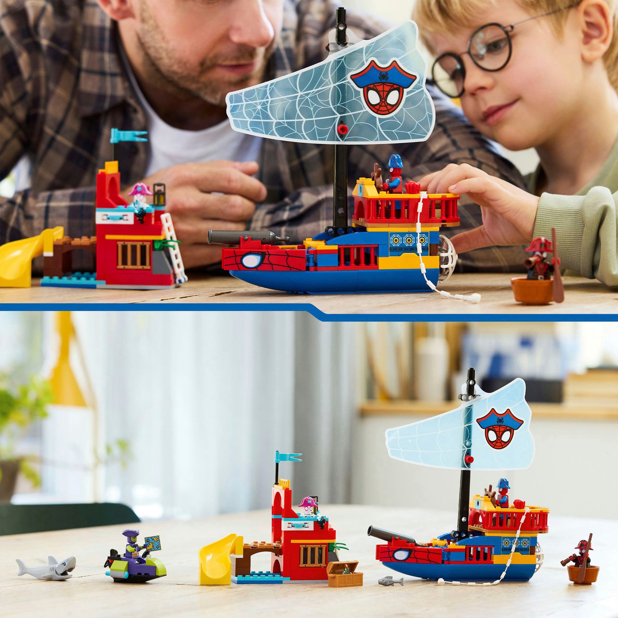 LEGO® Pions de construction »Piratenschiff von Spideys Team (11208), LEGO Spidey« Made in Europe