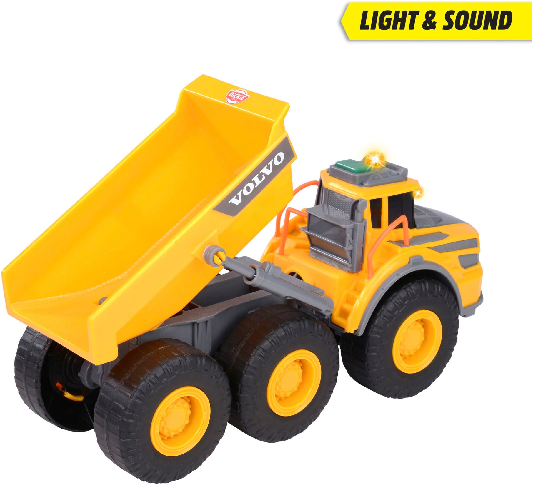Dickie Toys Spielzeug-Kipper »Volvo Articulated Hauler« mit Licht und Sound