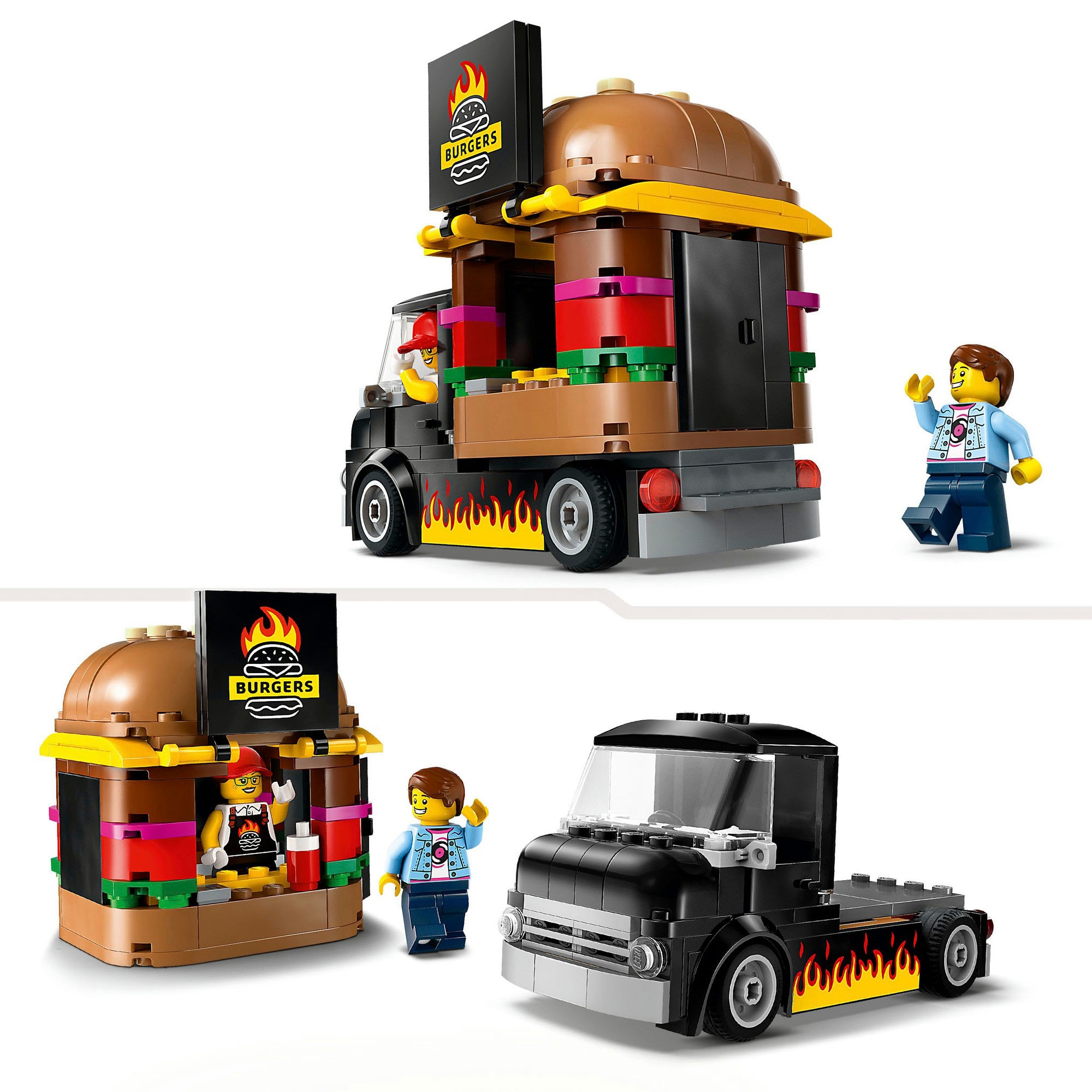 LEGO® Pions de construction »Burger-Truck (60404), LEGO City« Made in Europe