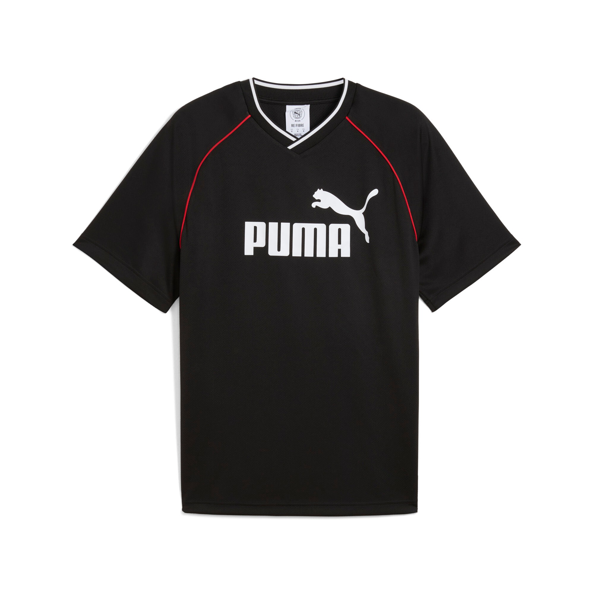 PUMA T-shirt »ESS FOOTBALL JERSEY« relaxed fit, Kurzarmdesign, mit DryCELL-Technologie