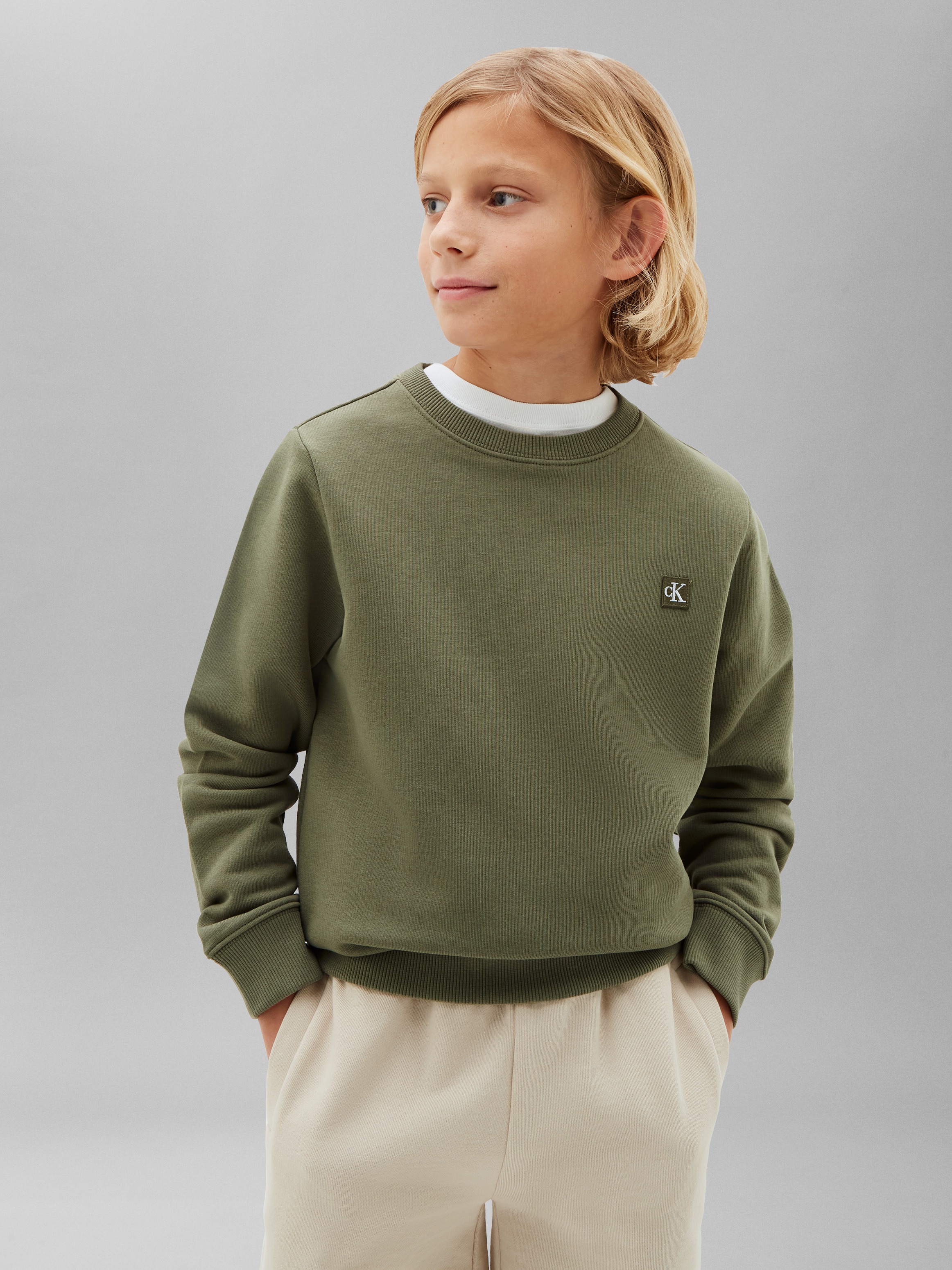 Calvin Klein Jeans Sweatshirt »MINI BADGE«, Regular fit, Badge

