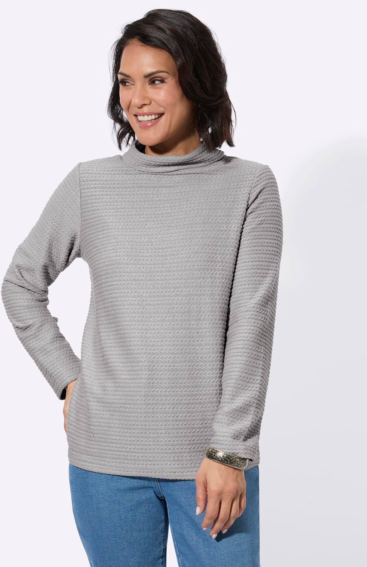 Casual Looks T-shirt à col roulé »Rollkragen-Shirt« 1