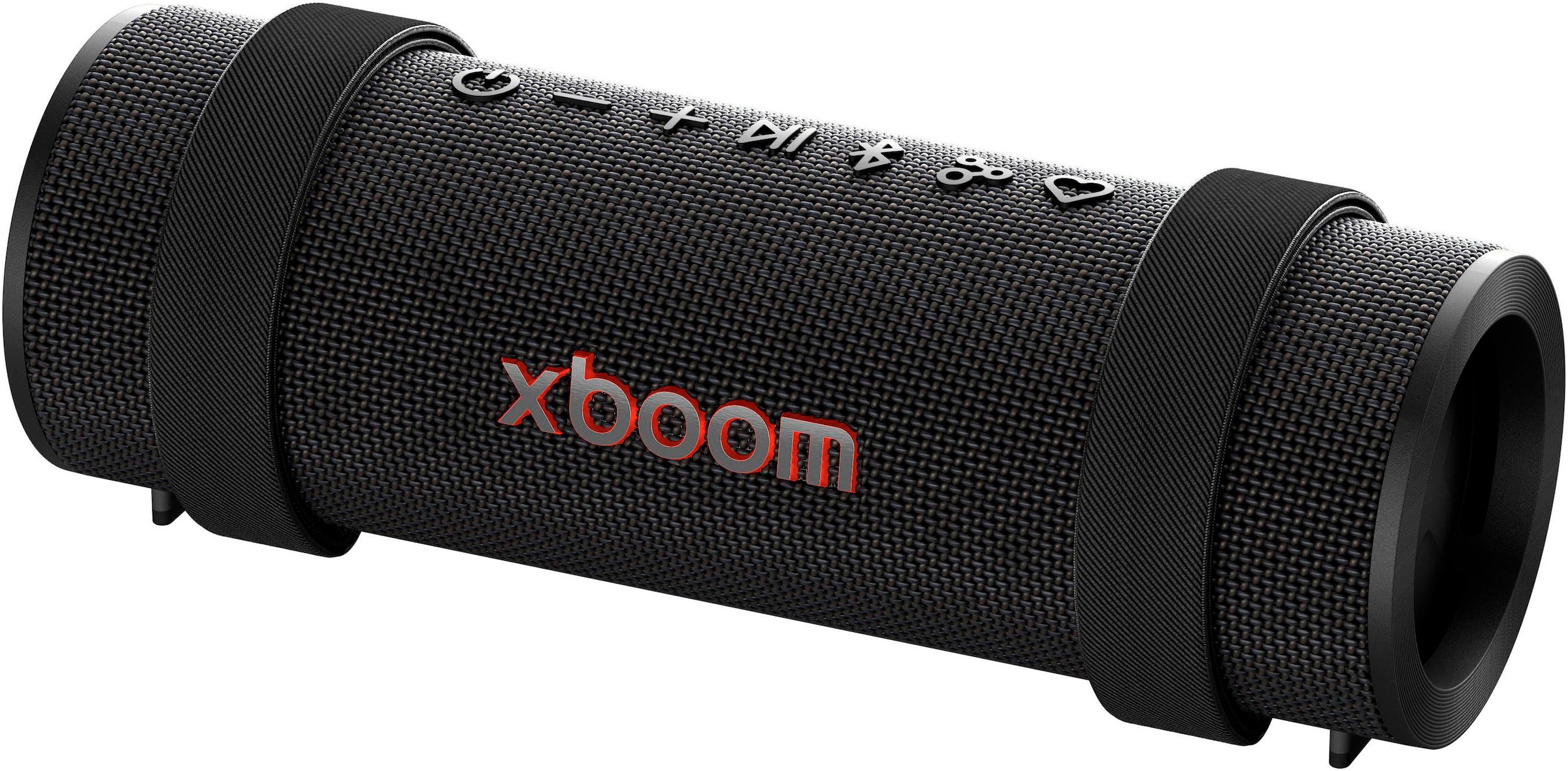 LG Bluetooth-Speaker »xboom GRAB« 1.1 (Bluetooth Apple Siri | Beleuchtungseffekte | EQ Modi | Extra Bass | Google Assistant | Lautstärkeanpassung | Multipoint Anbindung | Wireless Party Connect 30 W)