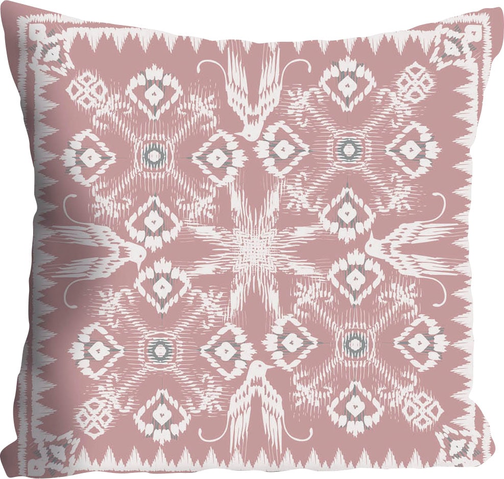 queence Coussin décoratif »Katja« mit Ornament, Kissenhülle ohne Füllung, 1 Stück