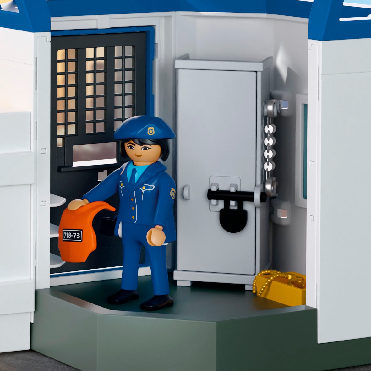 Playmobil® Konstruktions-Spielset »Polizei-Kommandozentrale (71873), Action Heroes« Made in Europe