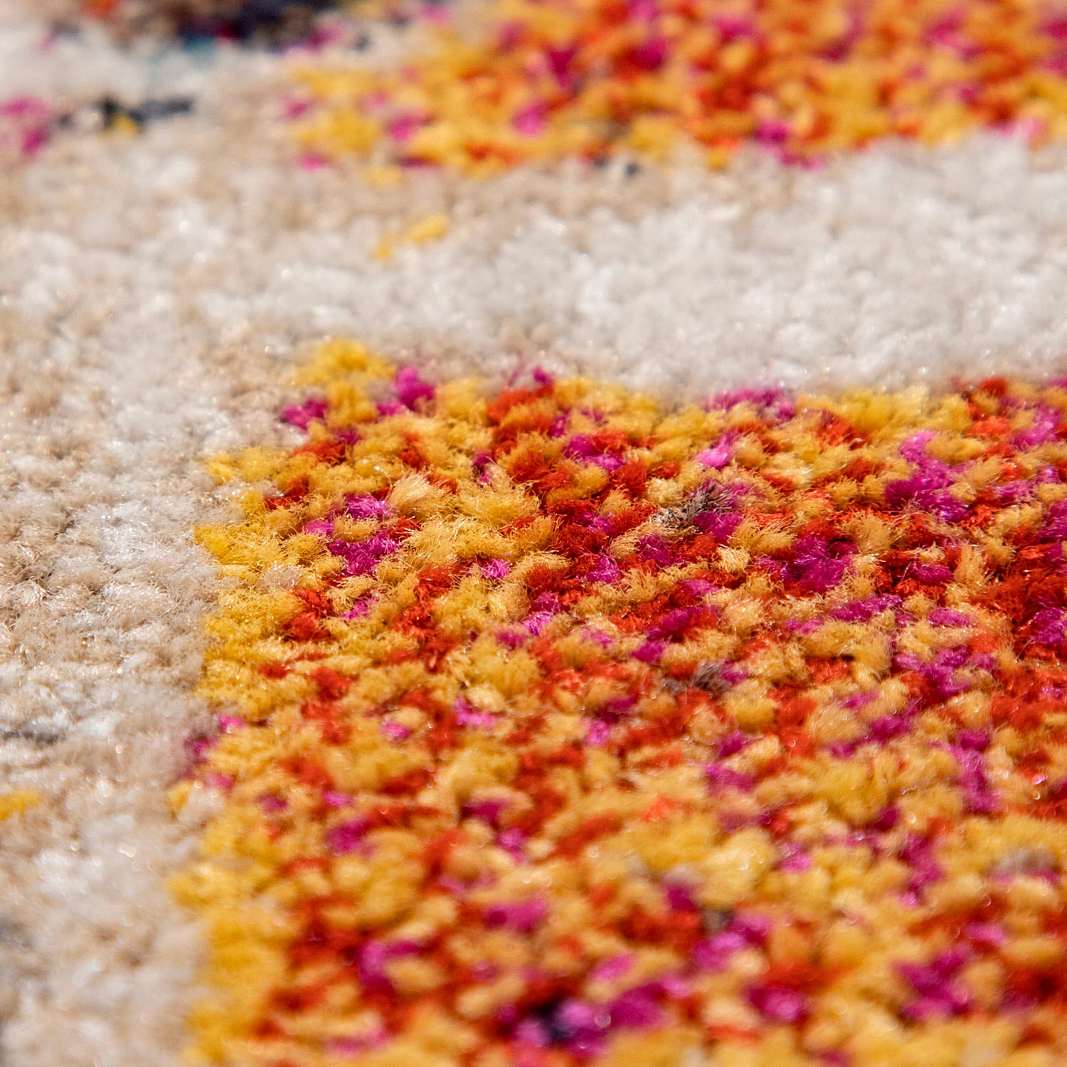 Paco Home Tapis »Jazz 710« Rectangulaire 13 mm Höhe Kurzflor, modernes buntes Design und Used-Look